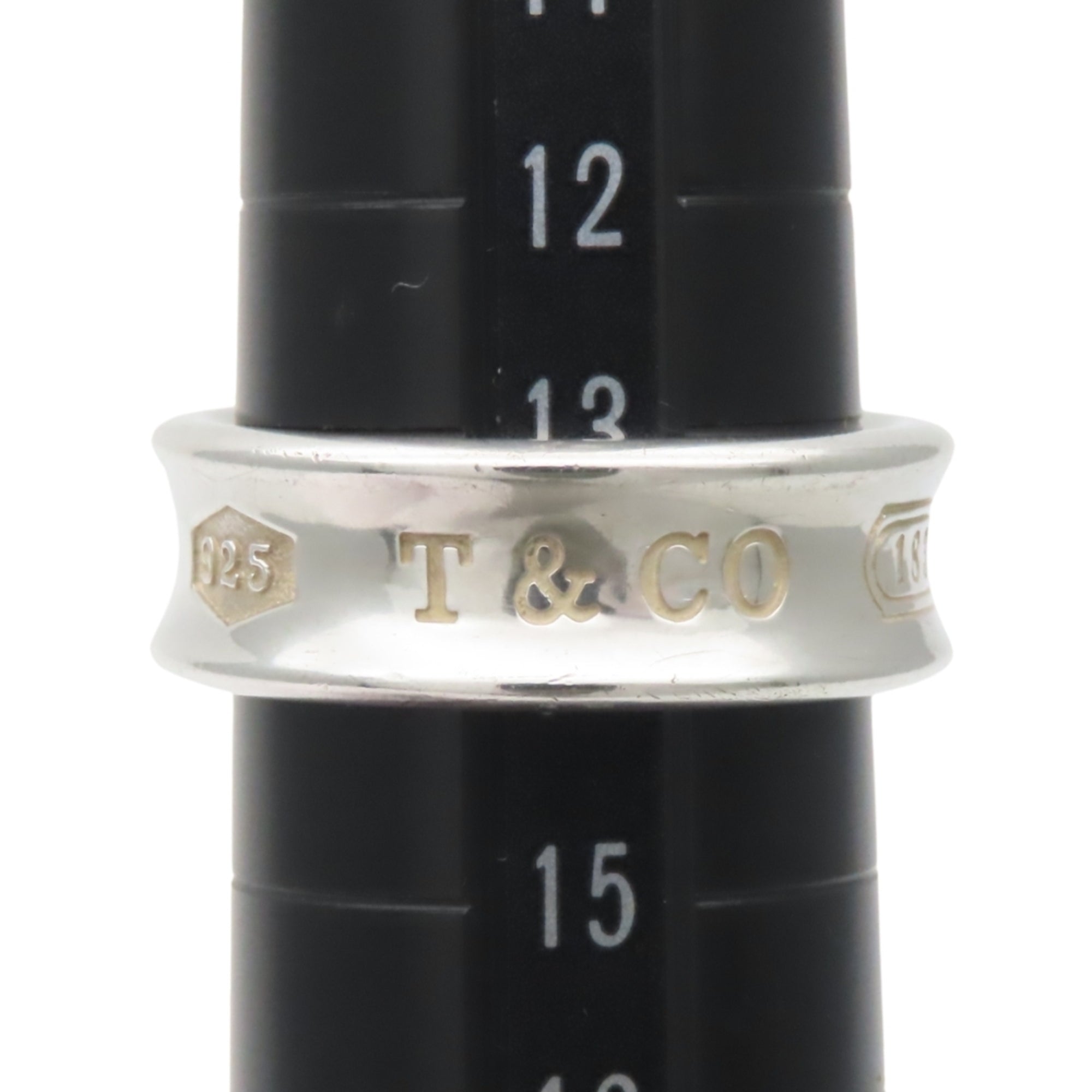 Tiffany Silver Silver 925 Band Ring (Pre-Owned)
