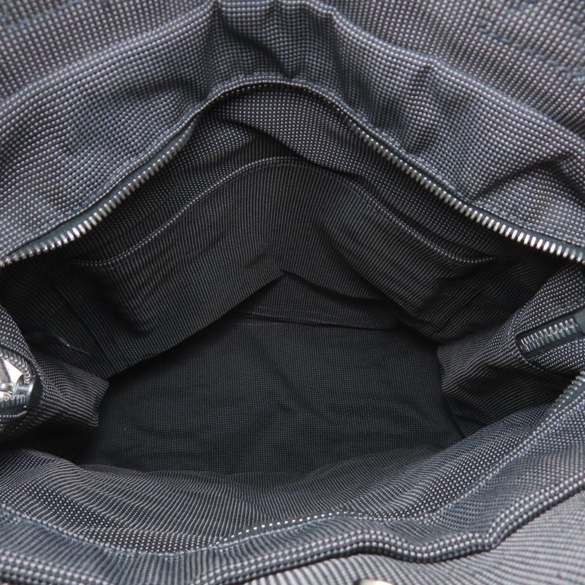 Hermes Gray Canvas Backpack (Pre-Owned)
