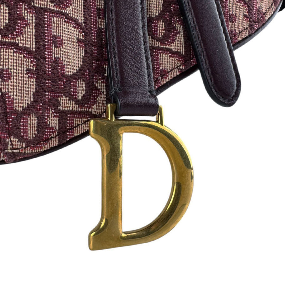 Christian Dior Bordeaux Canvas Fanny Pack Sling Bag (Pre-Owned)