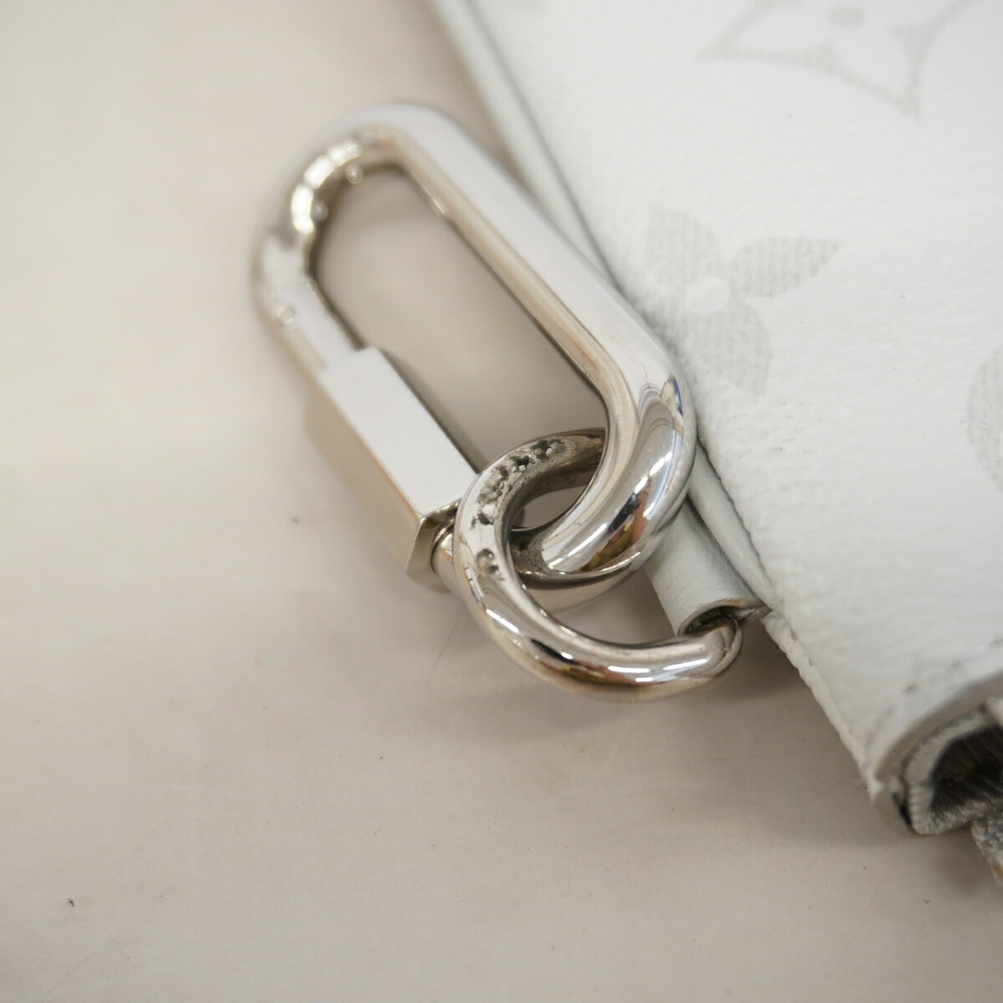 Louis Vuitton Gray Yellow Clutch Bag (Pre-Owned)