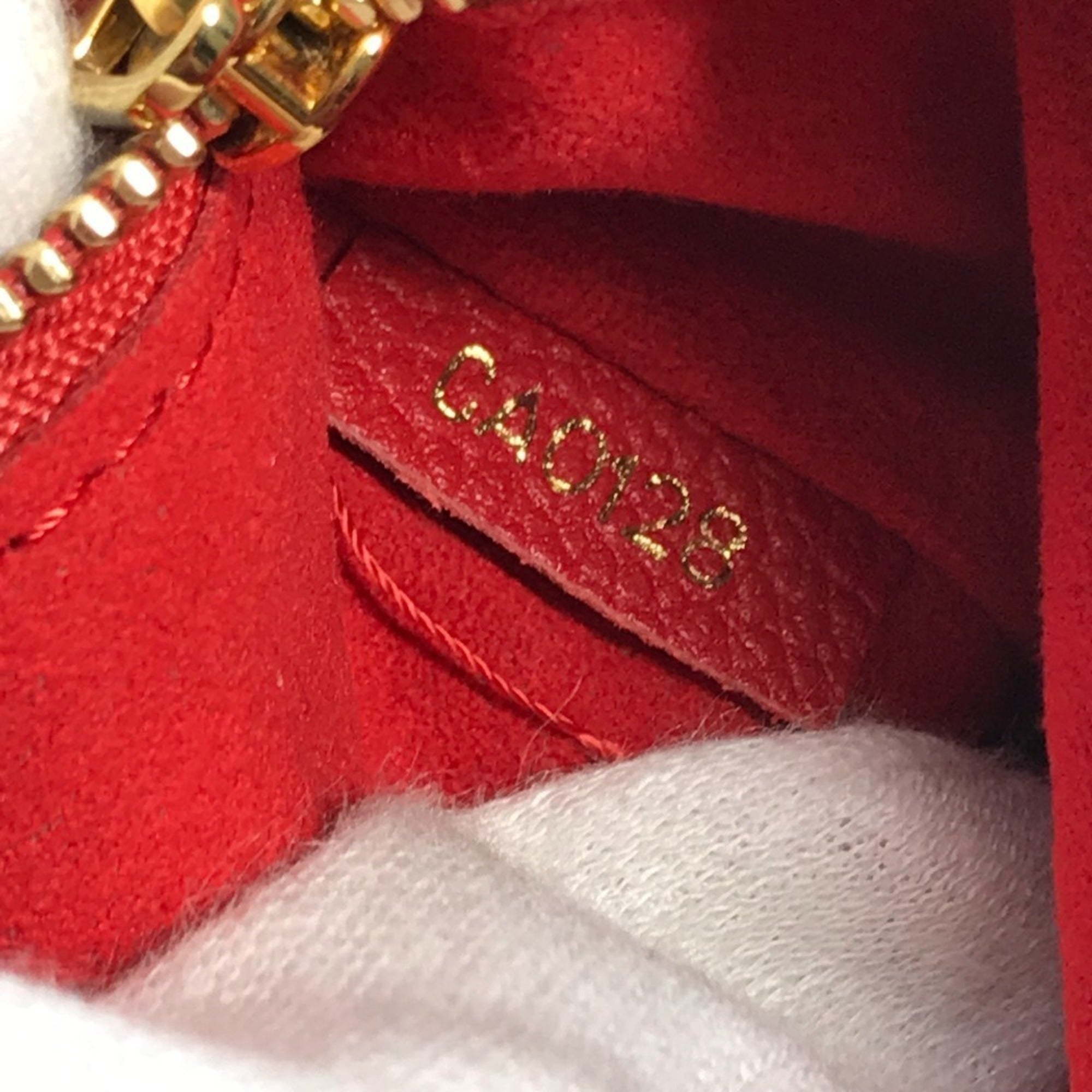 Louis Vuitton Brown Red Color Monogram Pochette Shoulder Bag (Pre-Owned)