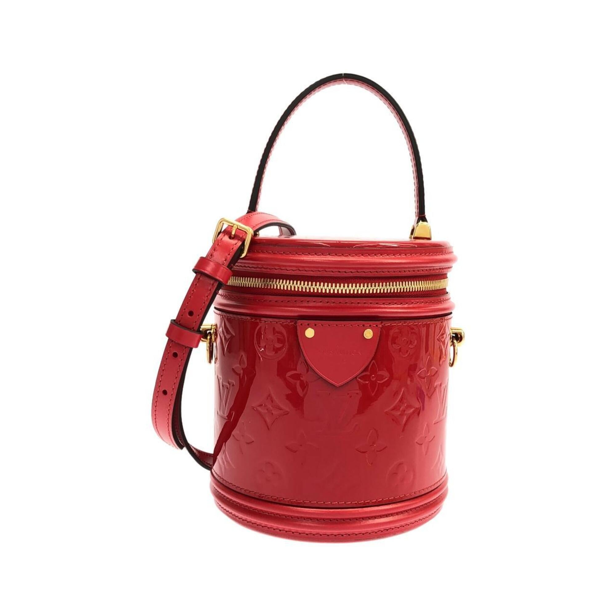 Louis Vuitton Rouge Leather Handbag (Pre-Owned)