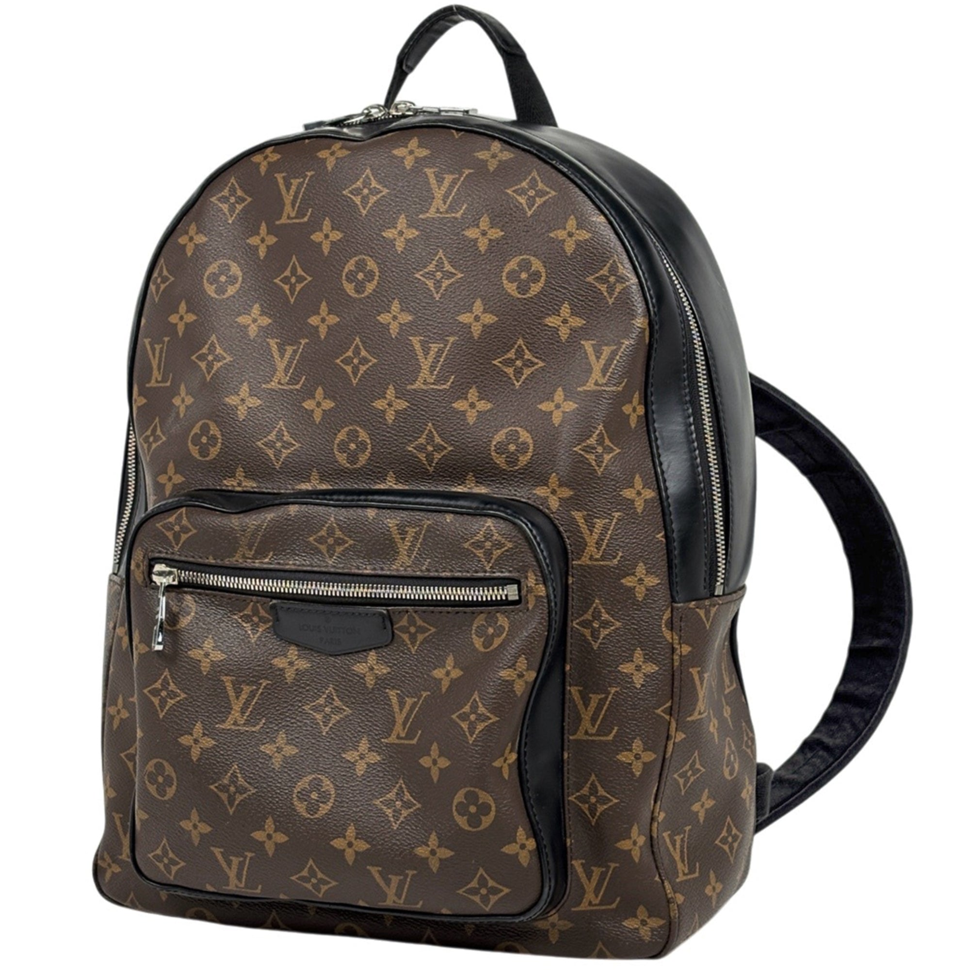Louis Vuitton Black Brown Monogram Backpack (Pre-Owned)
