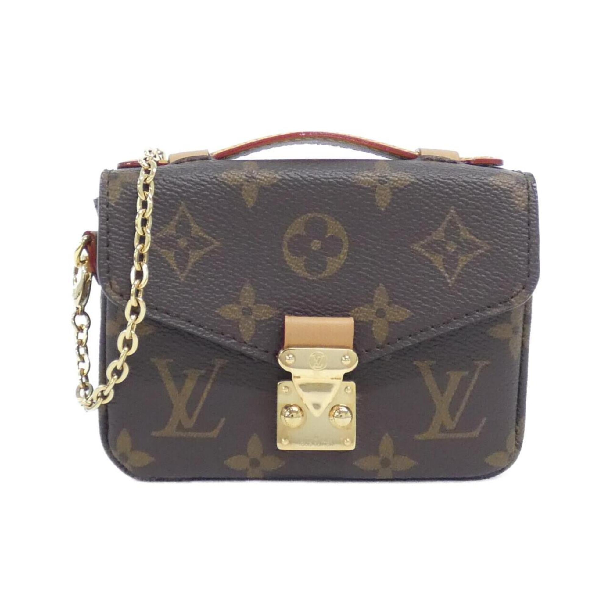 Louis Vuitton Marron Coated Canvas Shoulder Bag (Pre-Owned)