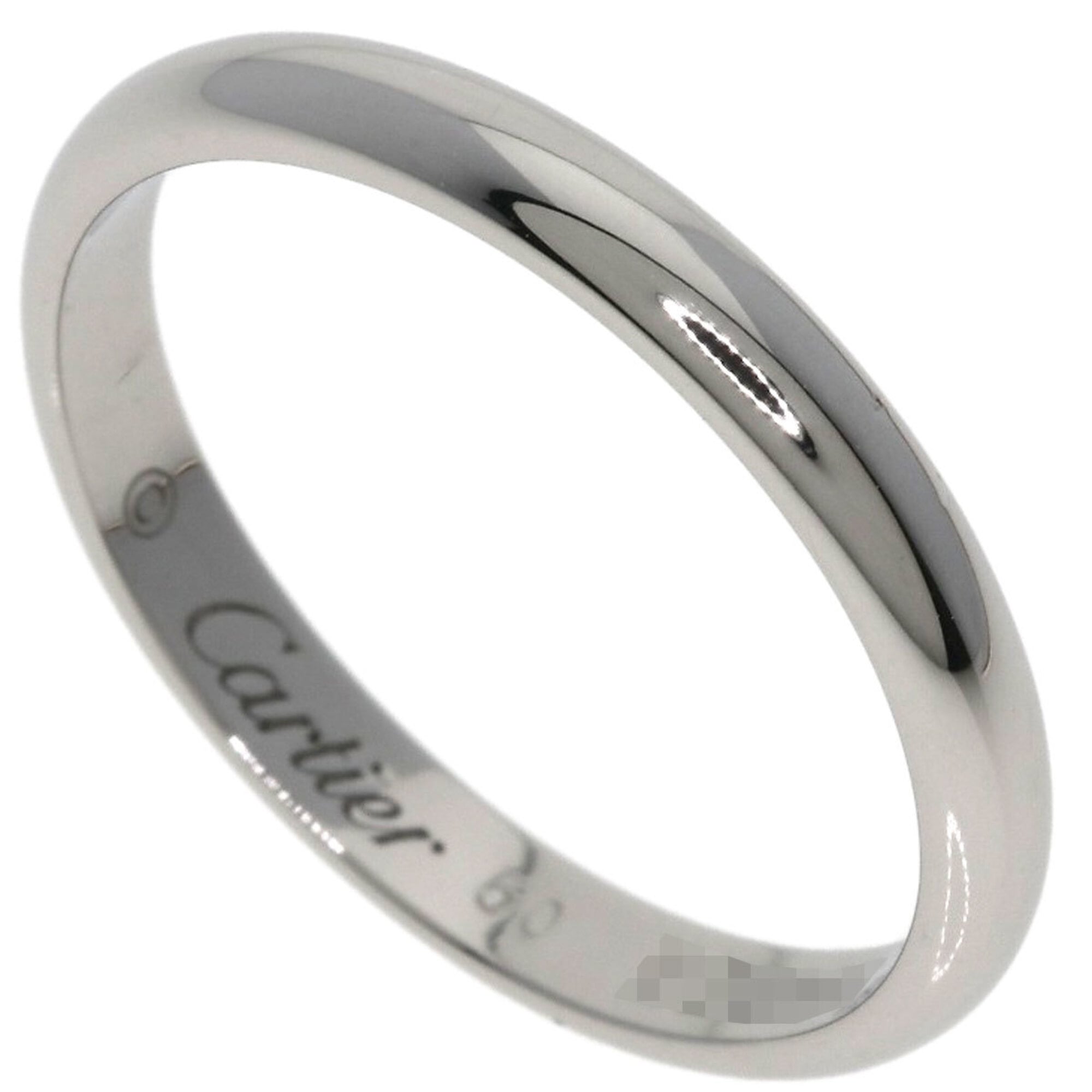 Cartier Platinum 950 Band Ring (Pre-Owned)