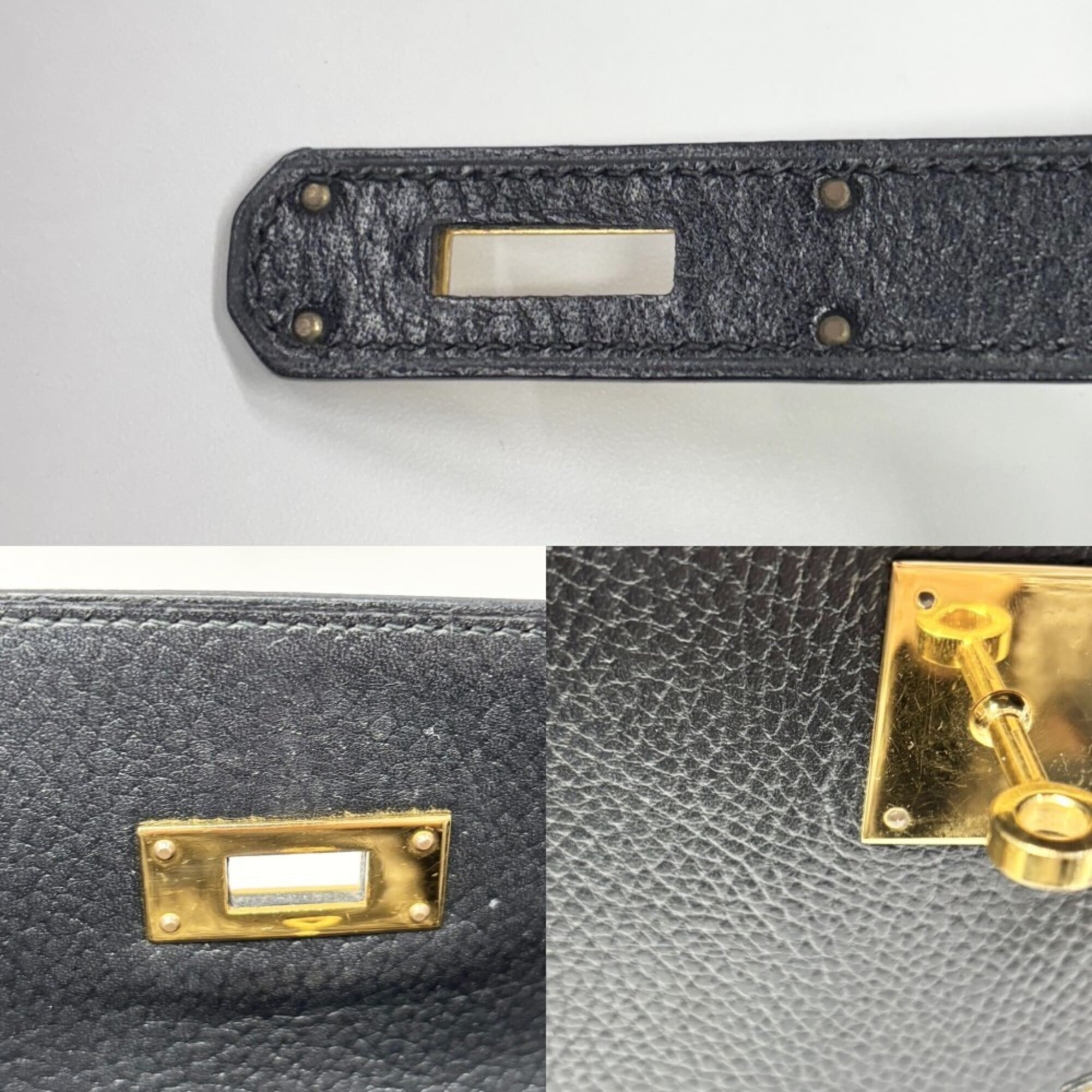 Hermes Black Ardennes Leather Handbag (Pre-Owned)