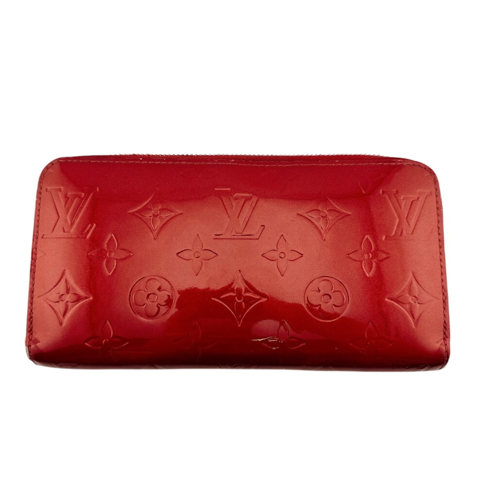 Louis Vuitton Vernis Red Color Vernis Long Wallet (Bi-Fold) (Pre-Owned)