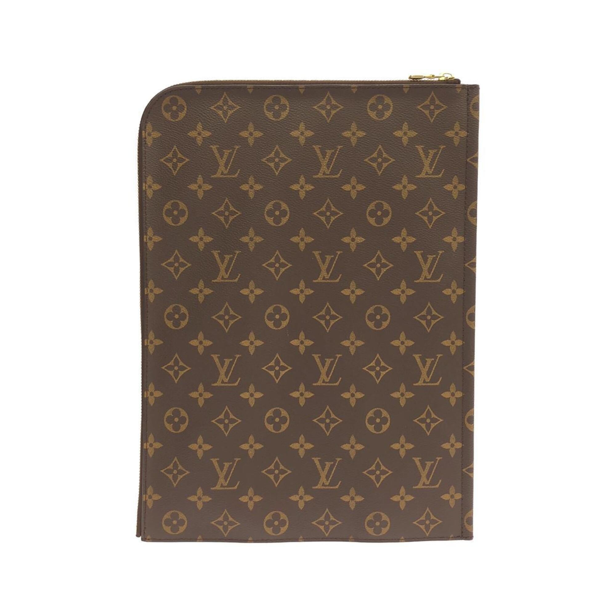 Louis Vuitton Marron Coated Canvas Handbag (Pre-Owned)