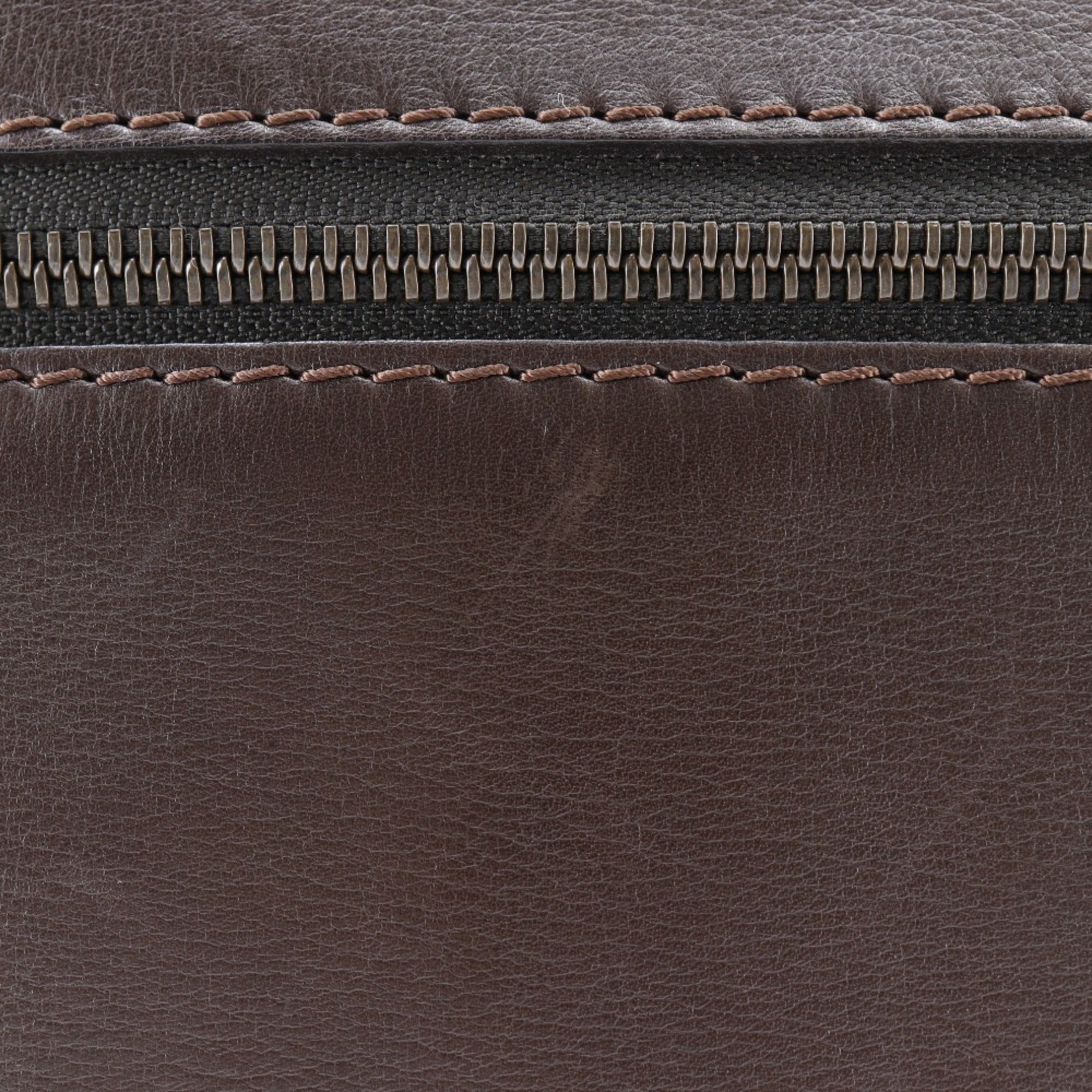 Louis Vuitton Brown Coffee Leather Shoulder Bag (Pre-Owned)