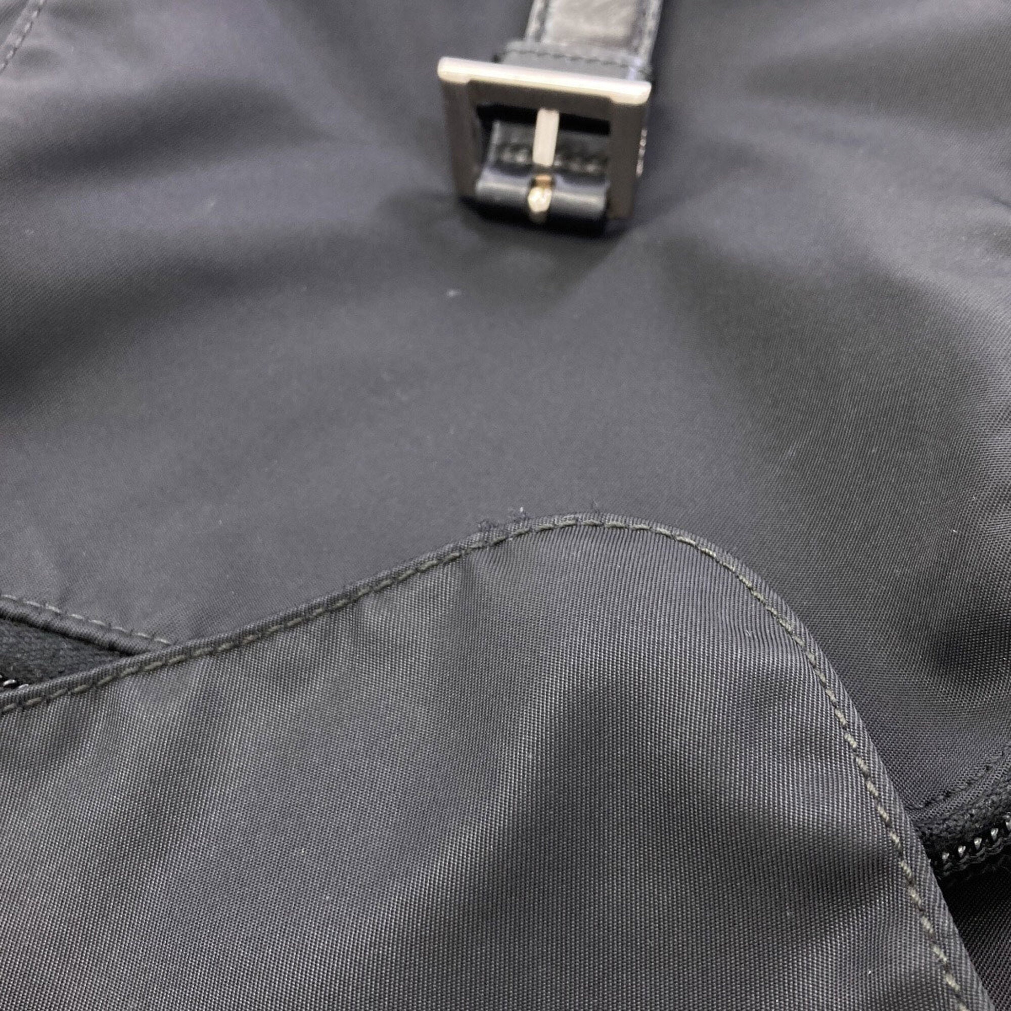 Prada Black Nylon Shoulder Bag (Pre-Owned)