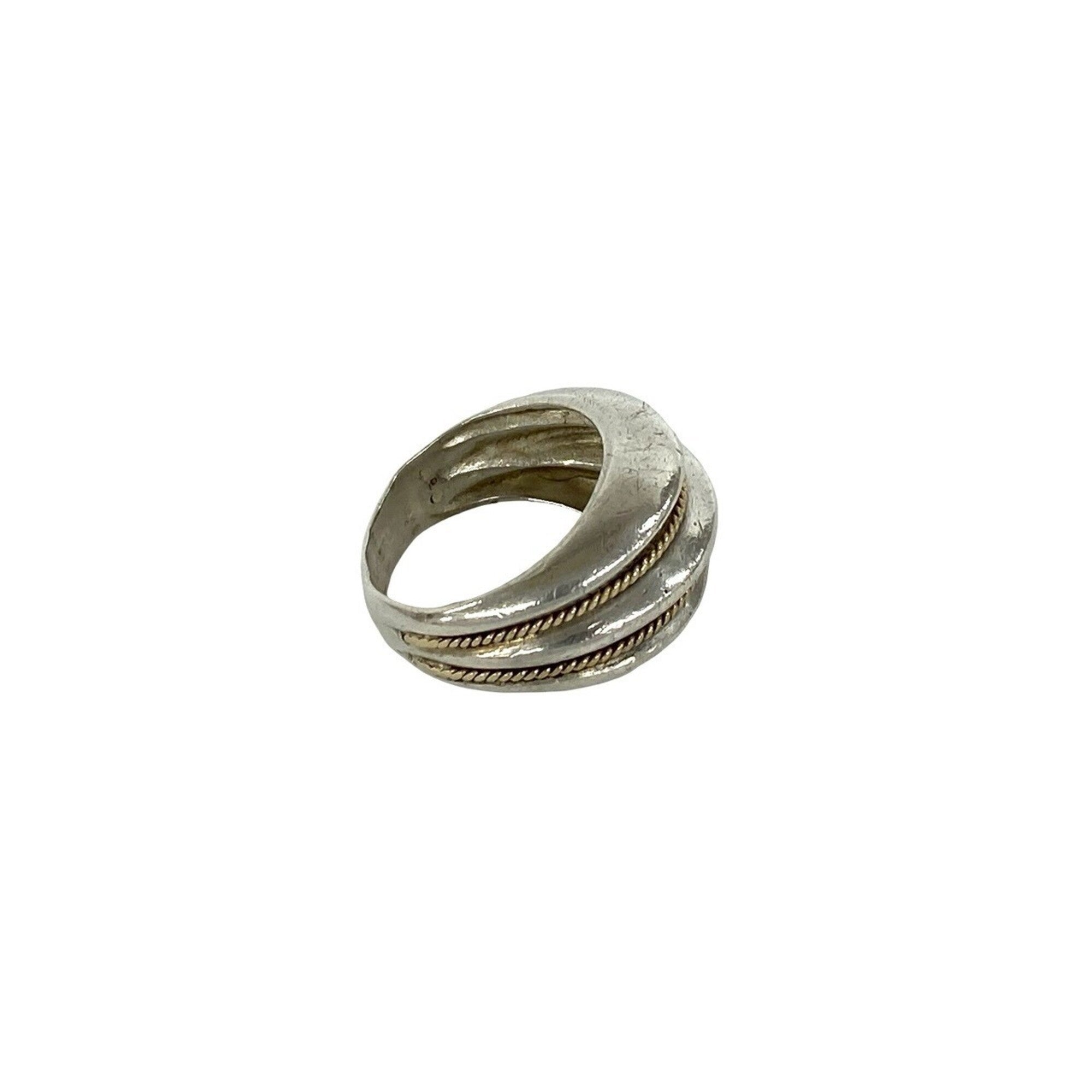 Tiffany Silver Silver 925 Band Ring (Pre-Owned)