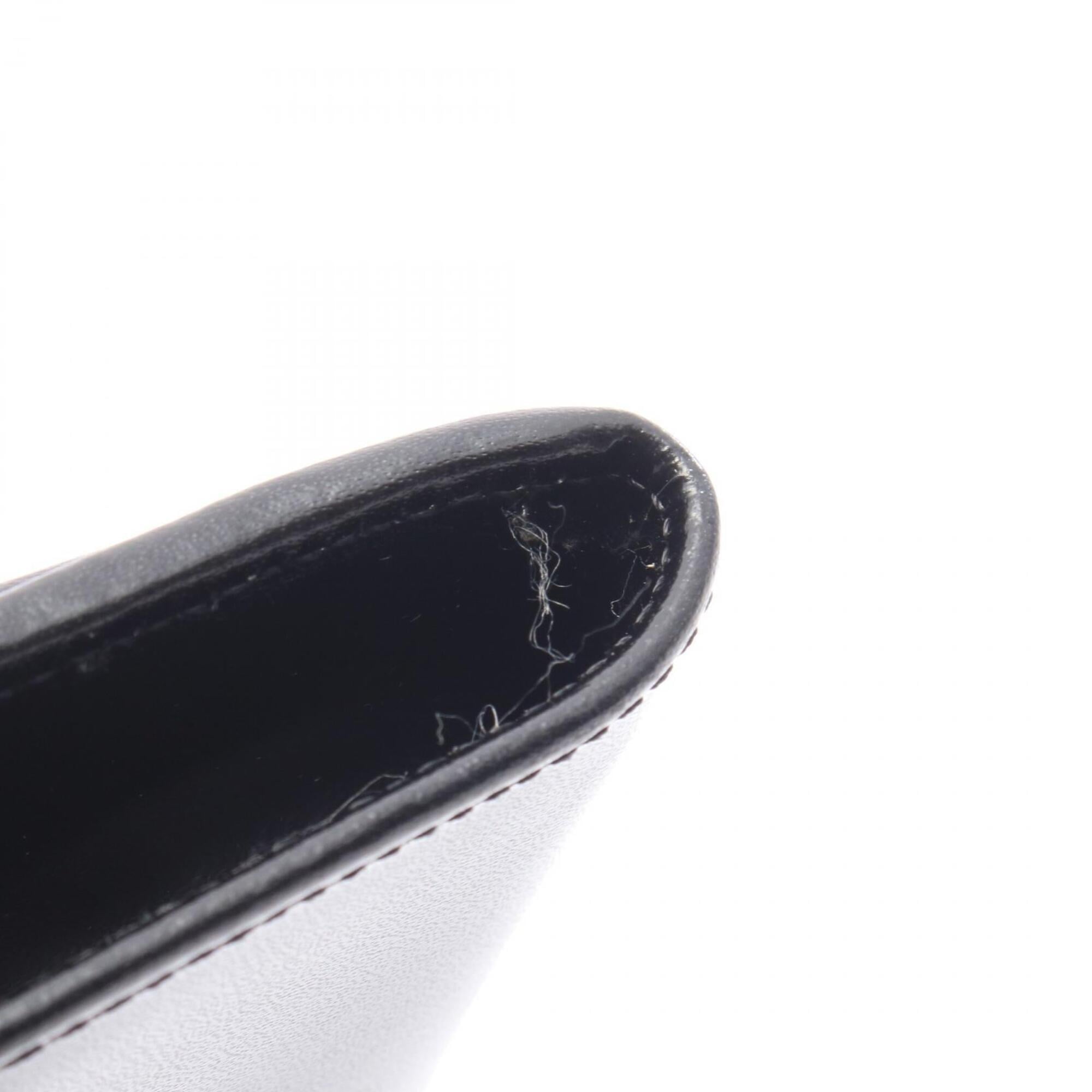 Celine Black Leather Long Wallet (Bi-Fold) (Pre-Owned)