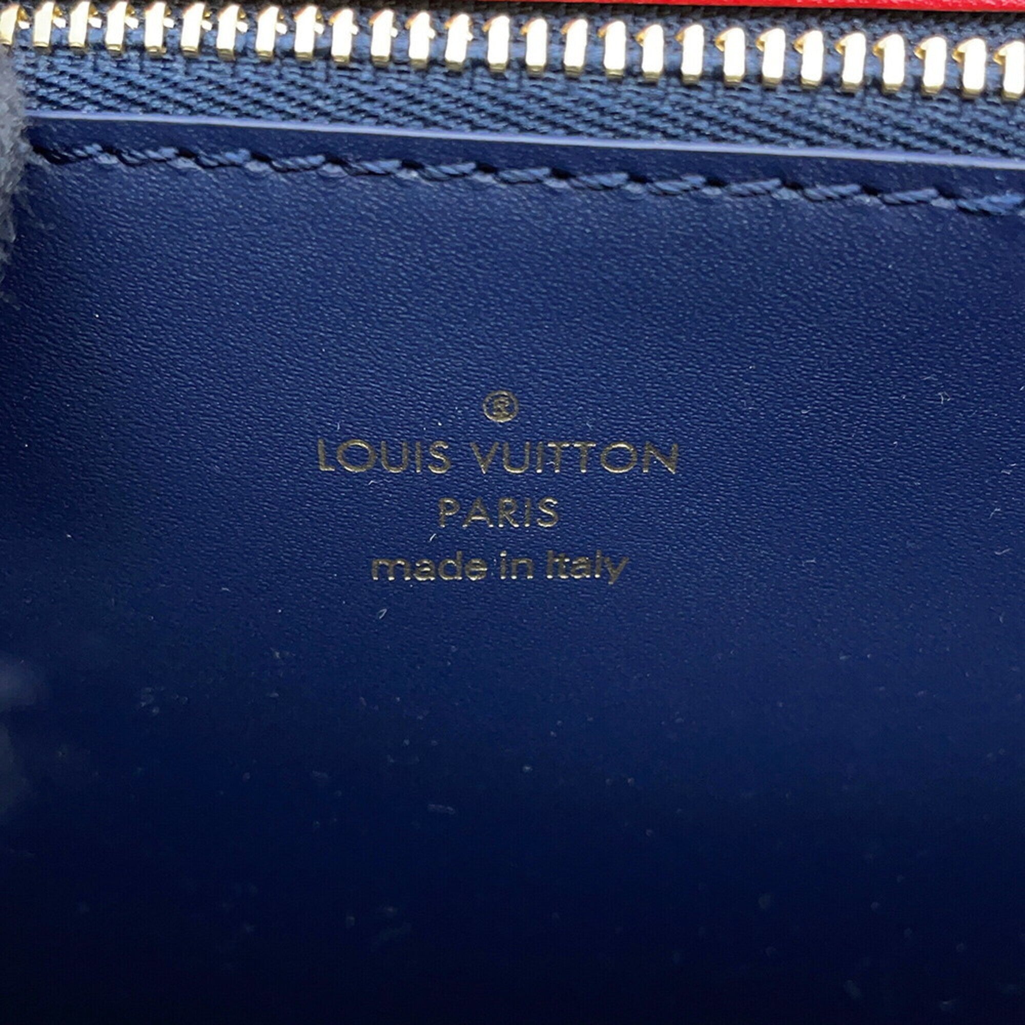Louis Vuitton Red Color Exotic Leather Handbag Shoulder Bag (Pre-Owned)