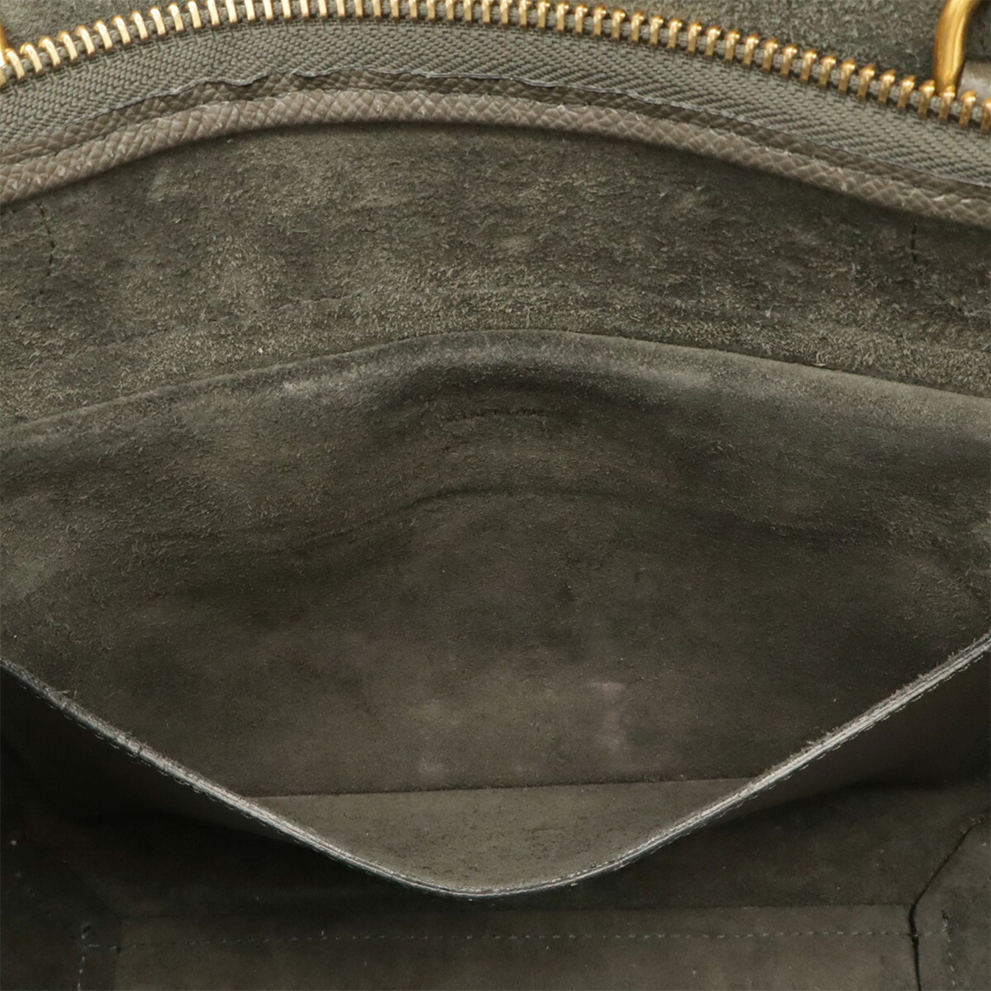 Celine Gray Leather Handbag Shoulder Bag (Pre-Owned)