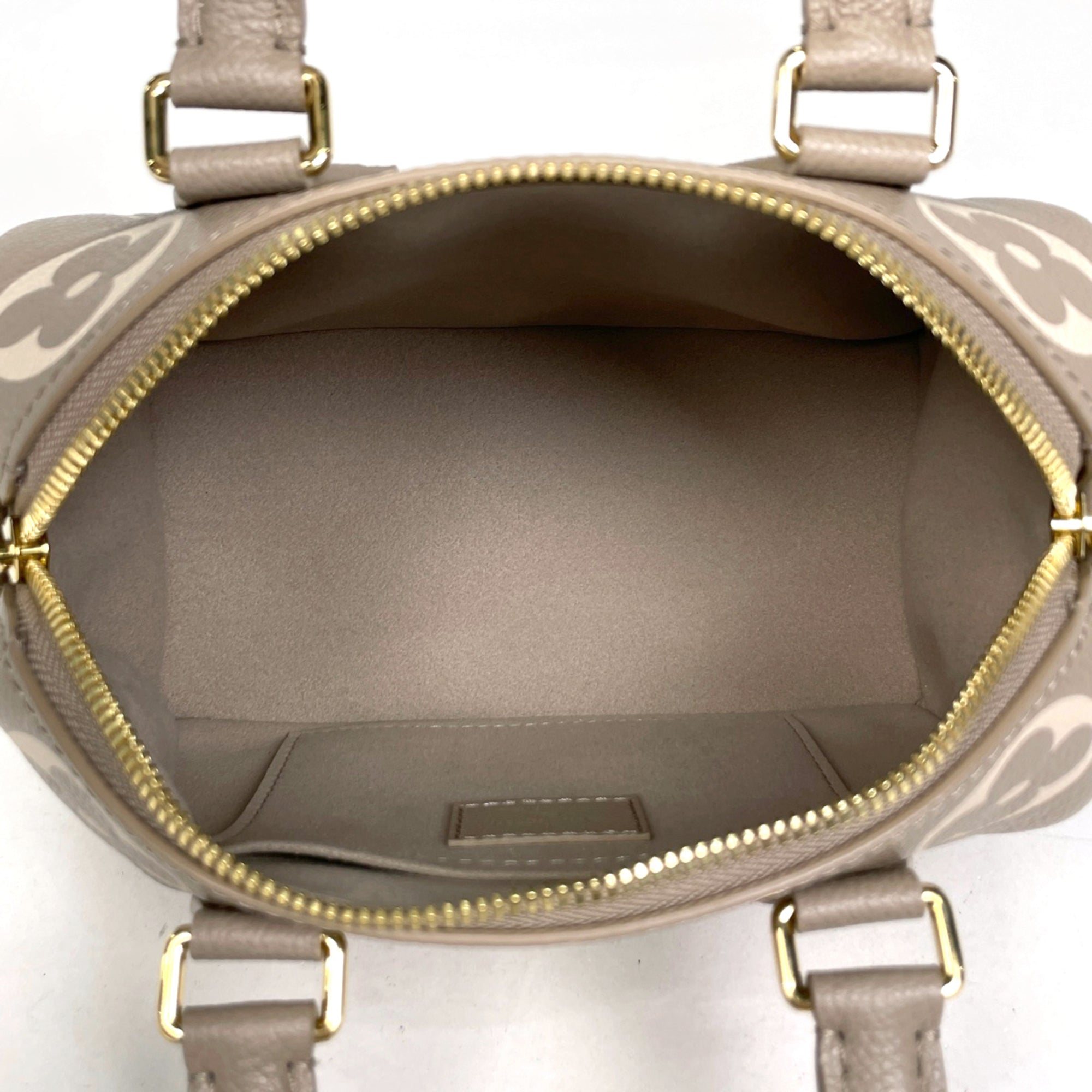Louis Vuitton Tourterelle Monogram Empreinte Handbag (Pre-Owned)