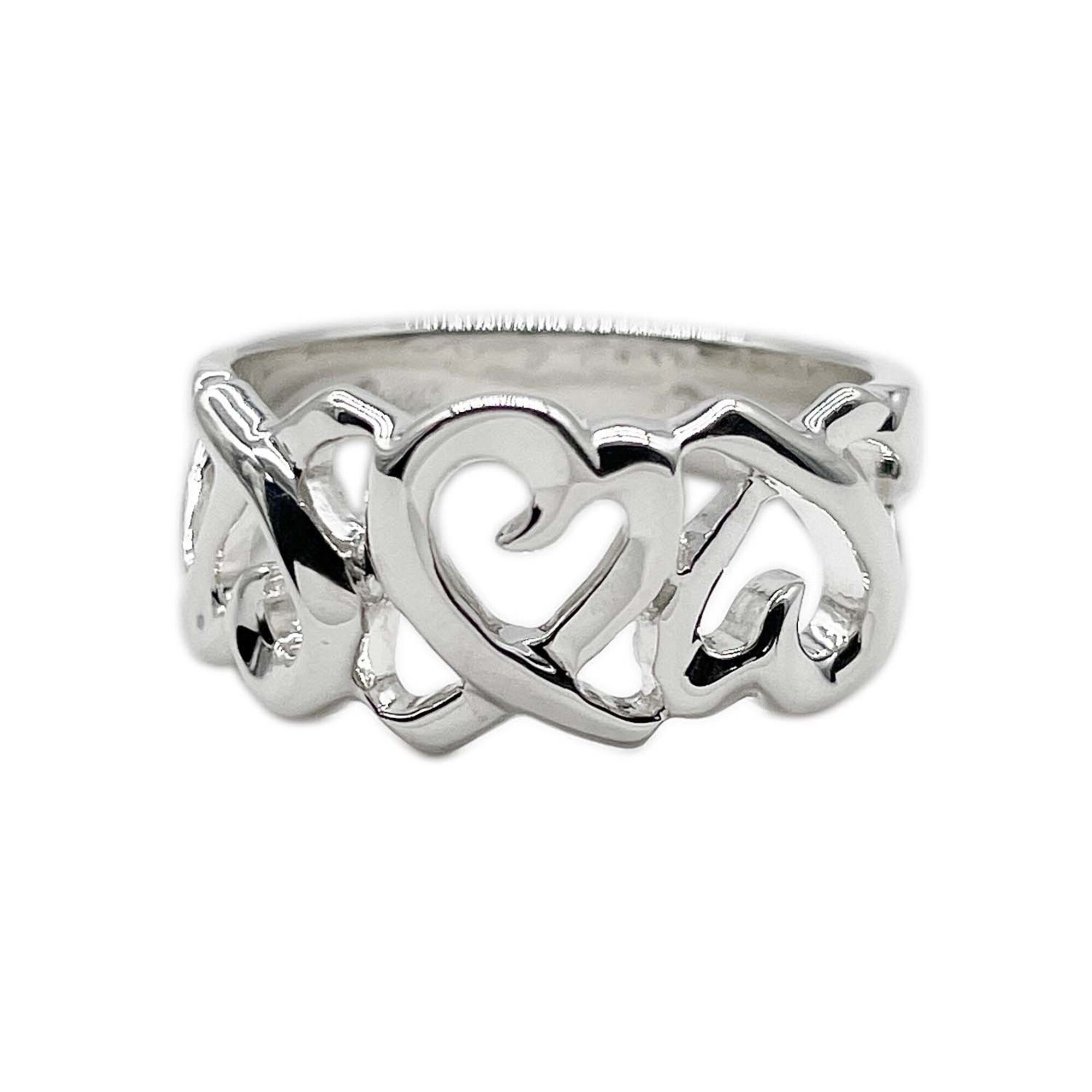 Tiffany Silver 925 Band Ring (Pre-Owned)