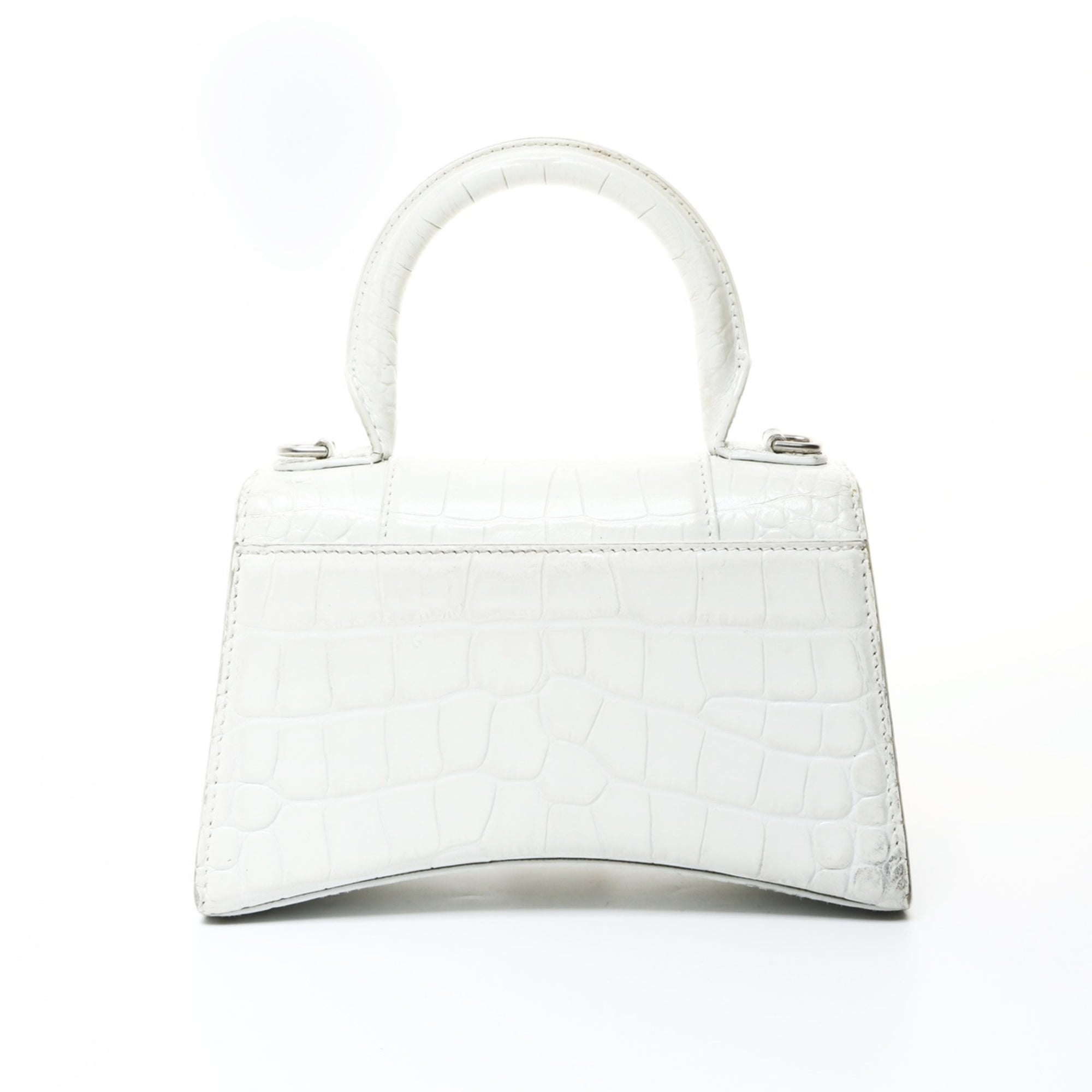 Balenciaga White Leather Shoulder Bag (Pre-Owned)