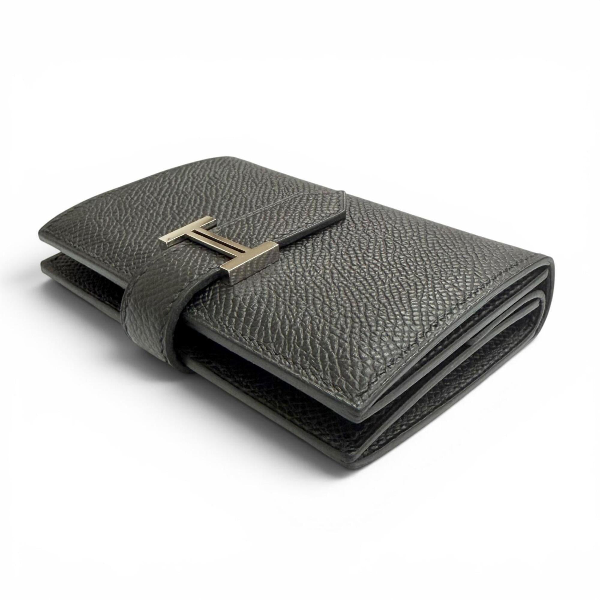 Hermes Black Epsom Leather Wallet (Bi-Fold) (Pre-Owned)