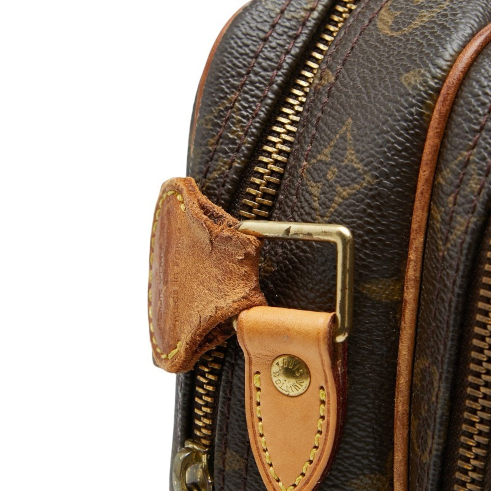 Louis Vuitton Brown Pvc Leather Shoulder Bag (Pre-Owned)