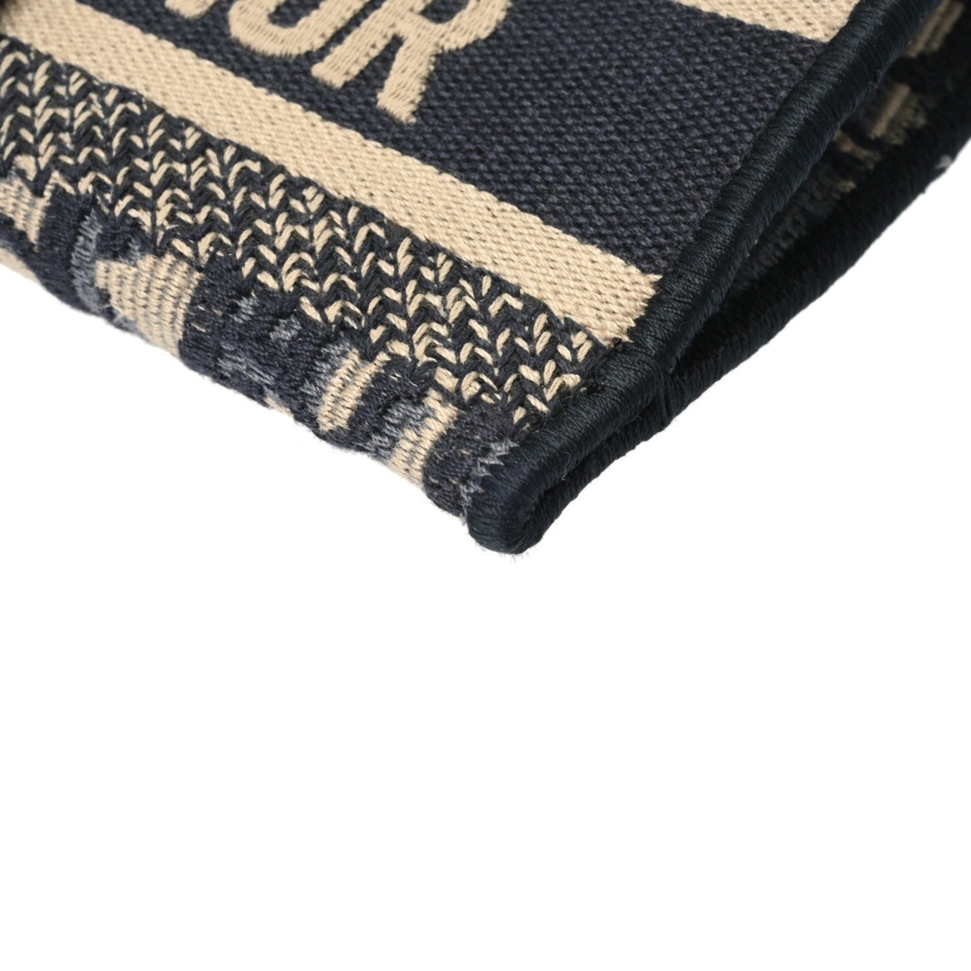 Christian Dior Blue Jacquard Shoulder Bag (Pre-Owned)