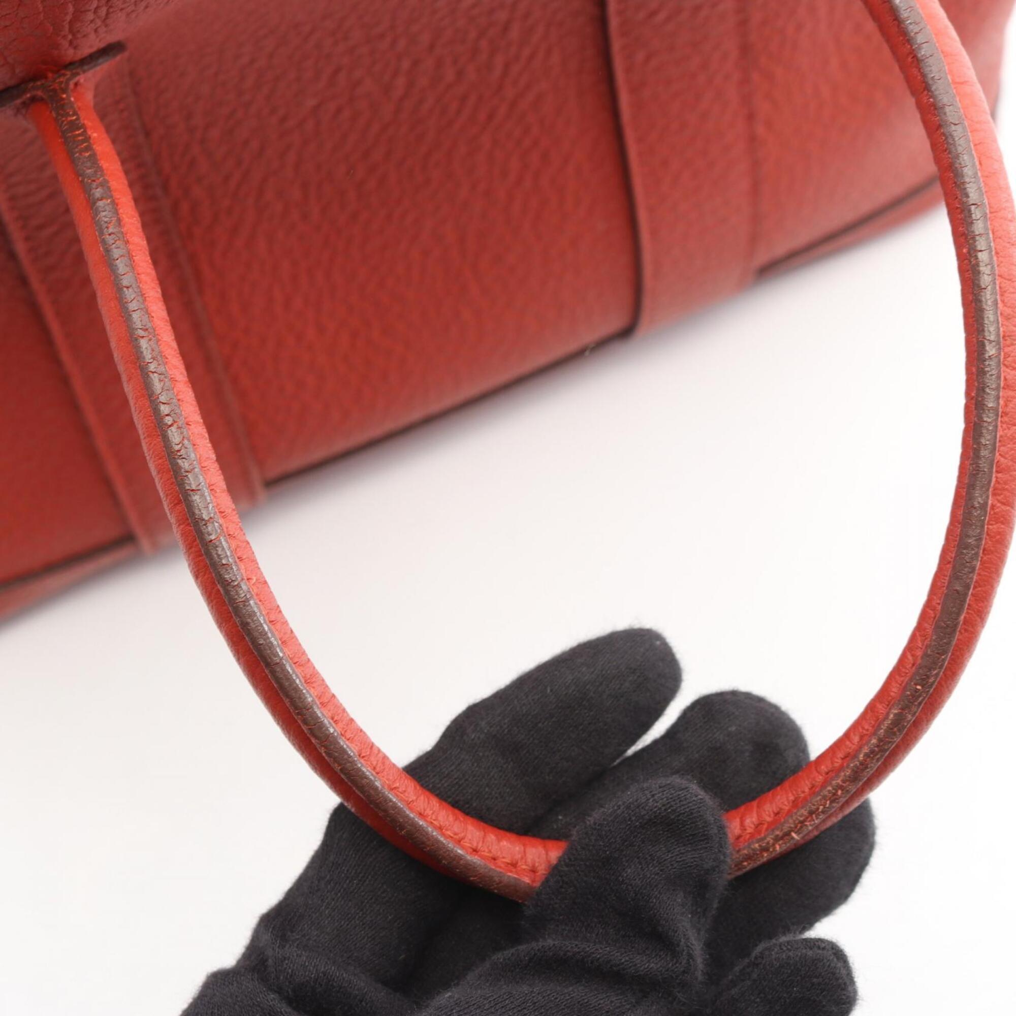 Hermes Bordeaux Country Leather Leather Handbag Tote Bag (Pre-Owned)
