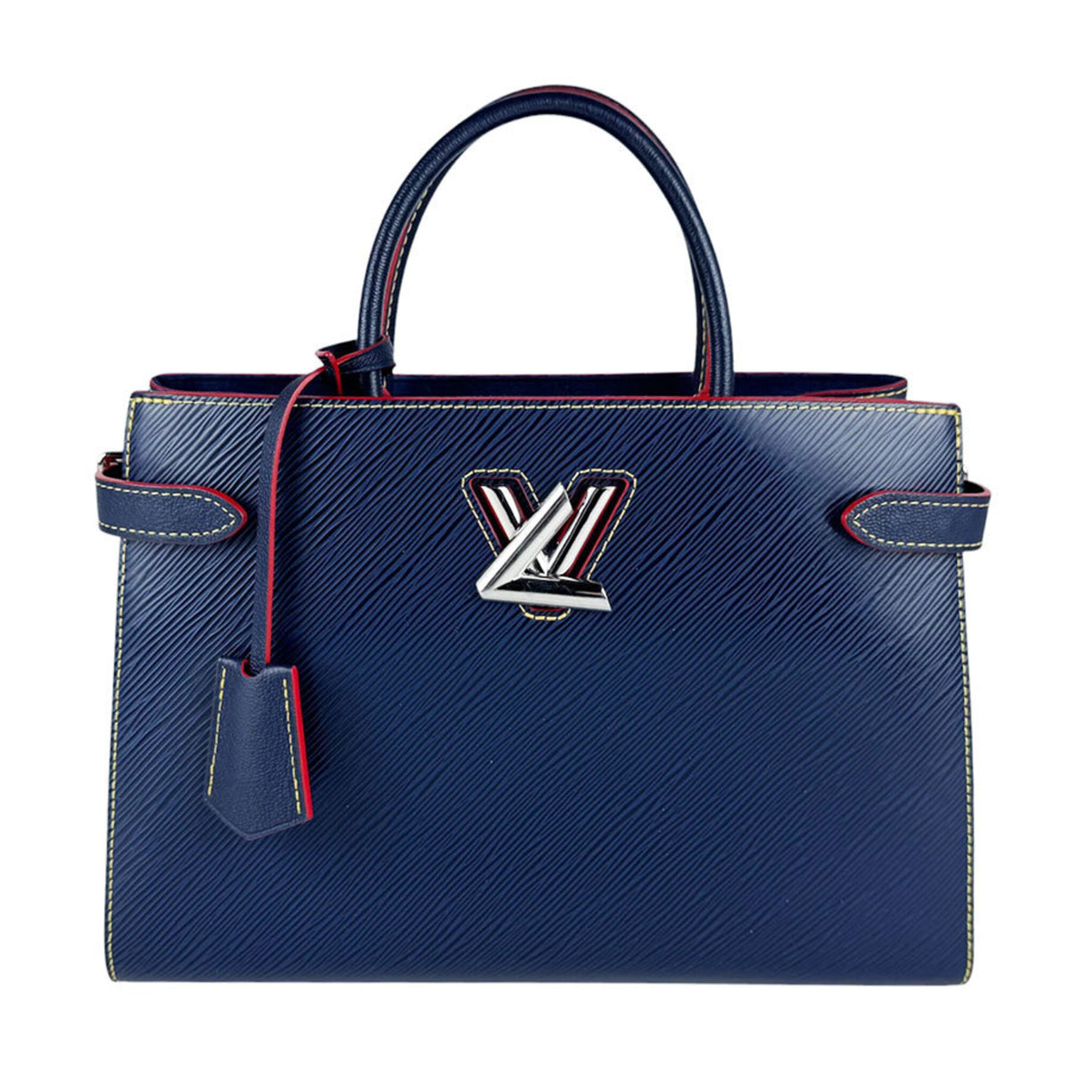 Louis Vuitton Navy Epi Leather Handbag Shoulder Bag (Pre-Owned)