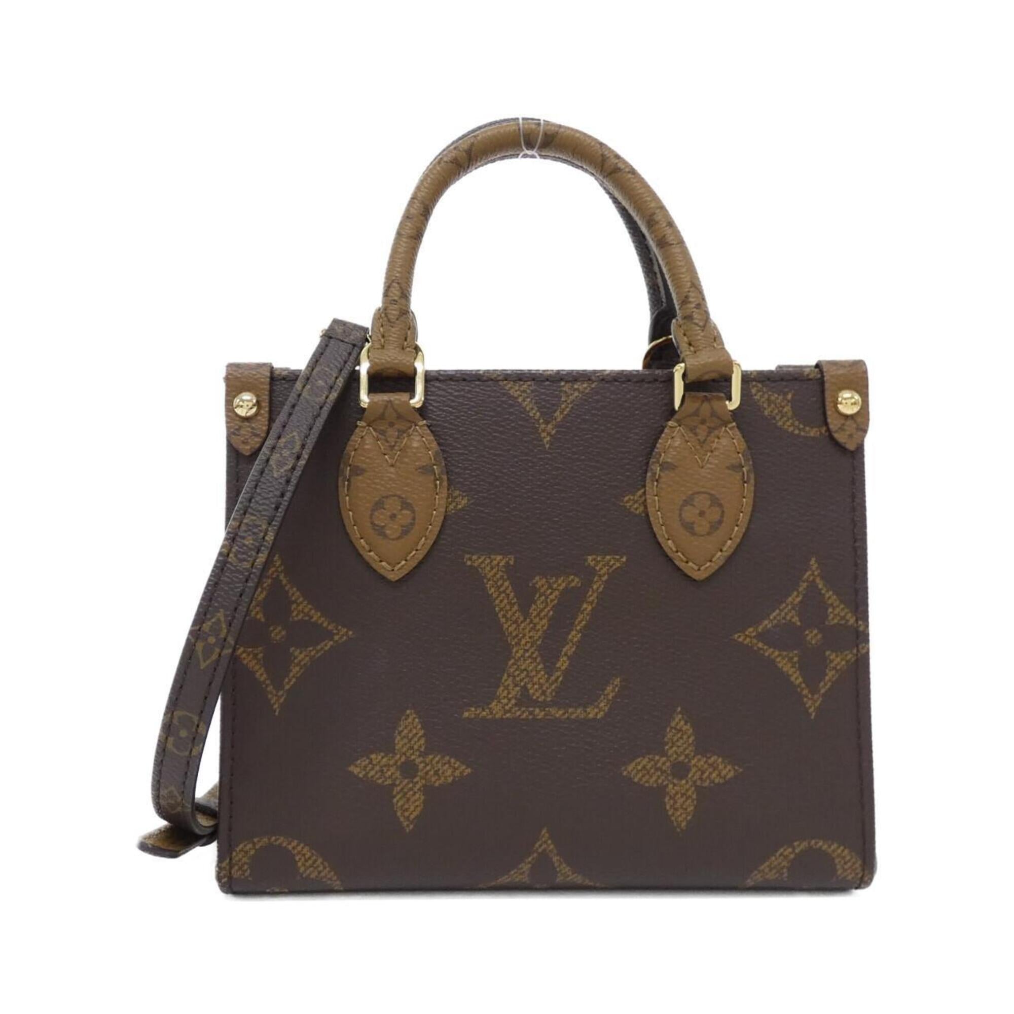 Louis Vuitton Marron Coated Canvas Handbag (Pre-Owned)