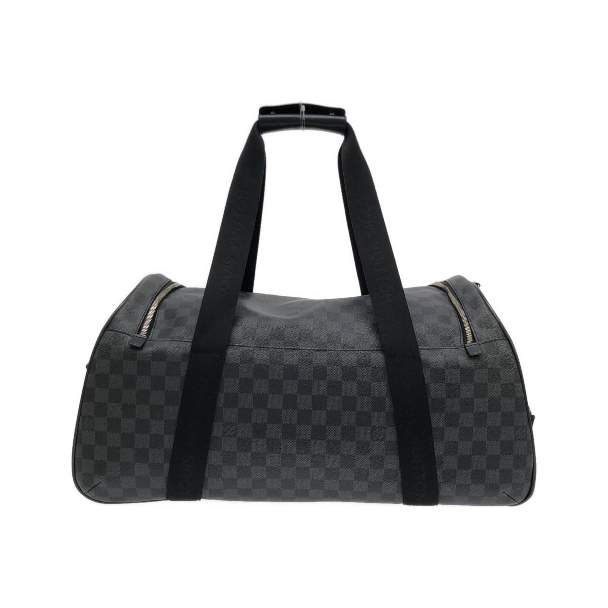 Louis Vuitton Graphite Coated Canvas Boston Bag (Pre-Owned)
