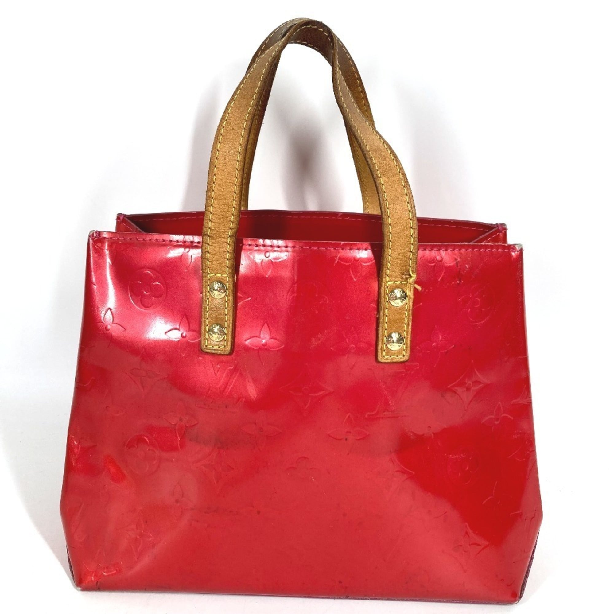Louis Vuitton Fuchsia Pink Monogram Vernis Handbag Tote Bag (Pre-Owned)
