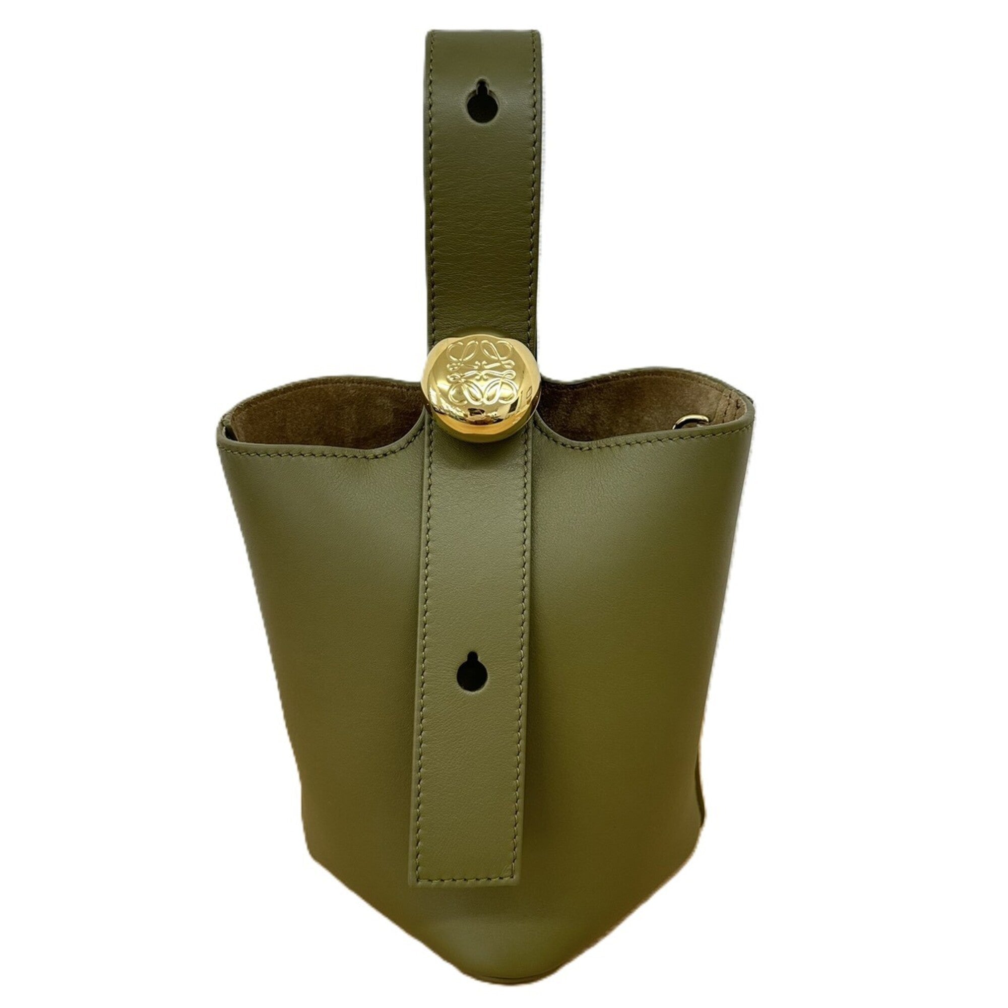Loewe Khaki Olive Shoulder Bag (Pre-Owned)