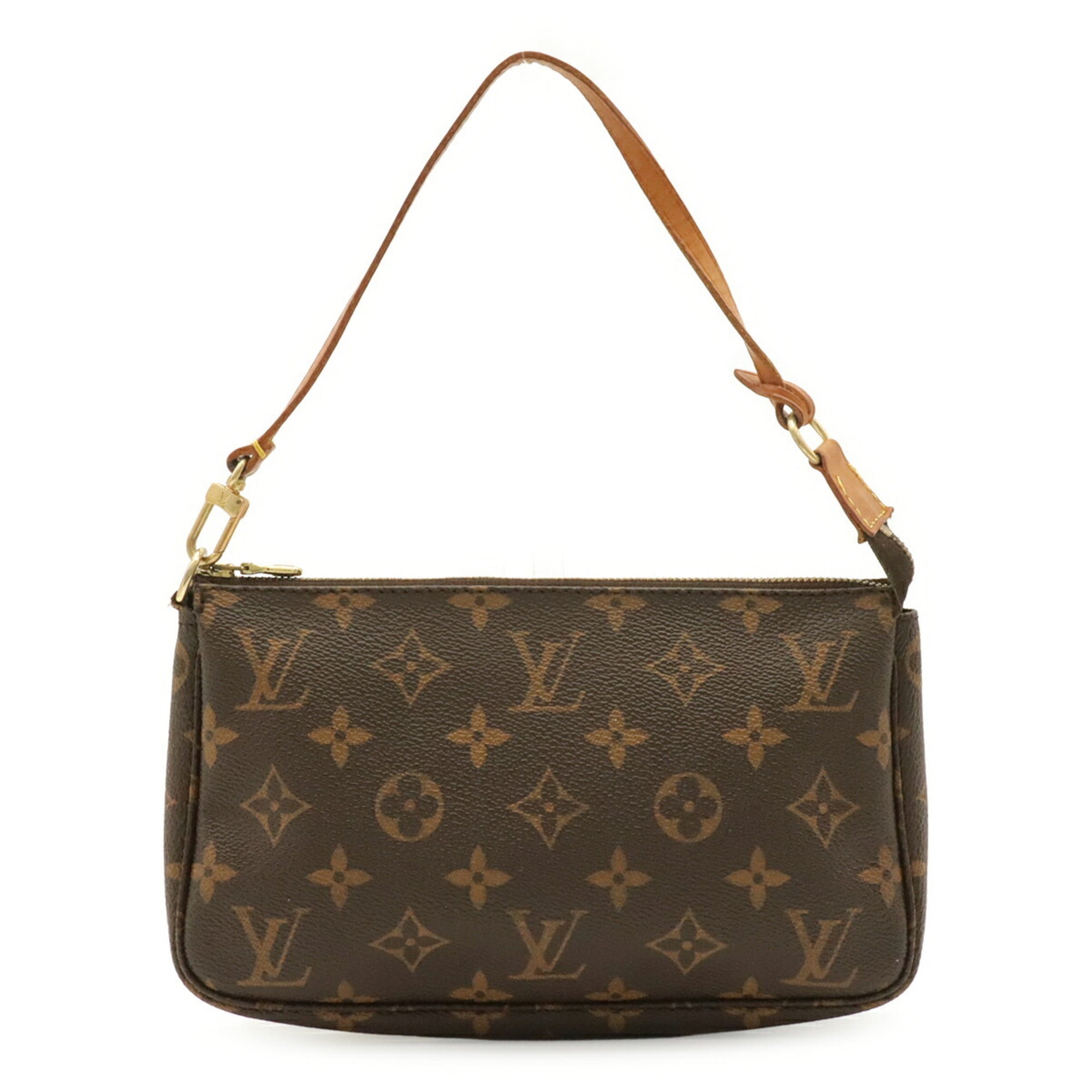 Louis Vuitton Brown Monogram Monogram Handbag Pochette Pouch (Pre-Owned)