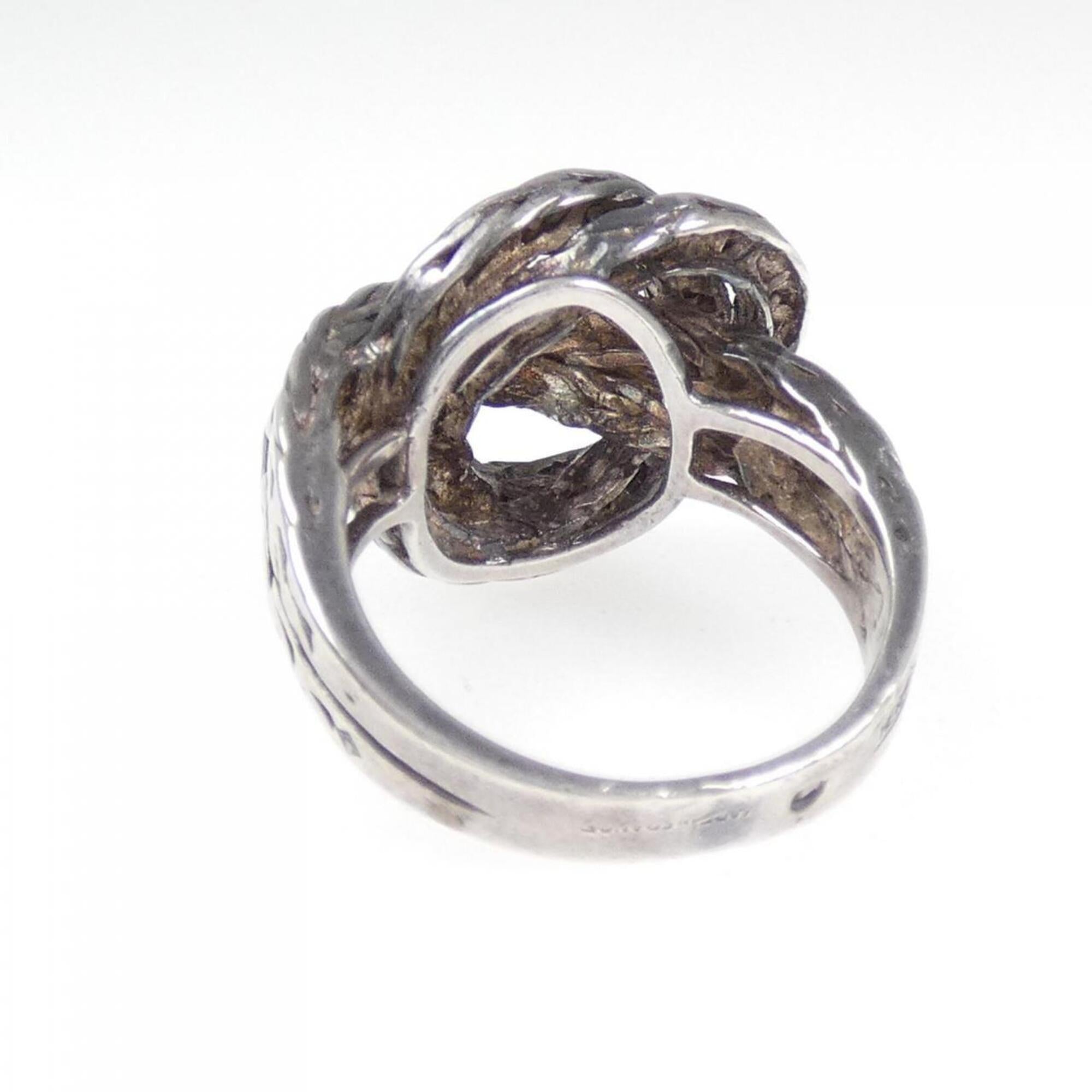 Hermes Silver Band Ring (Pre-Owned)