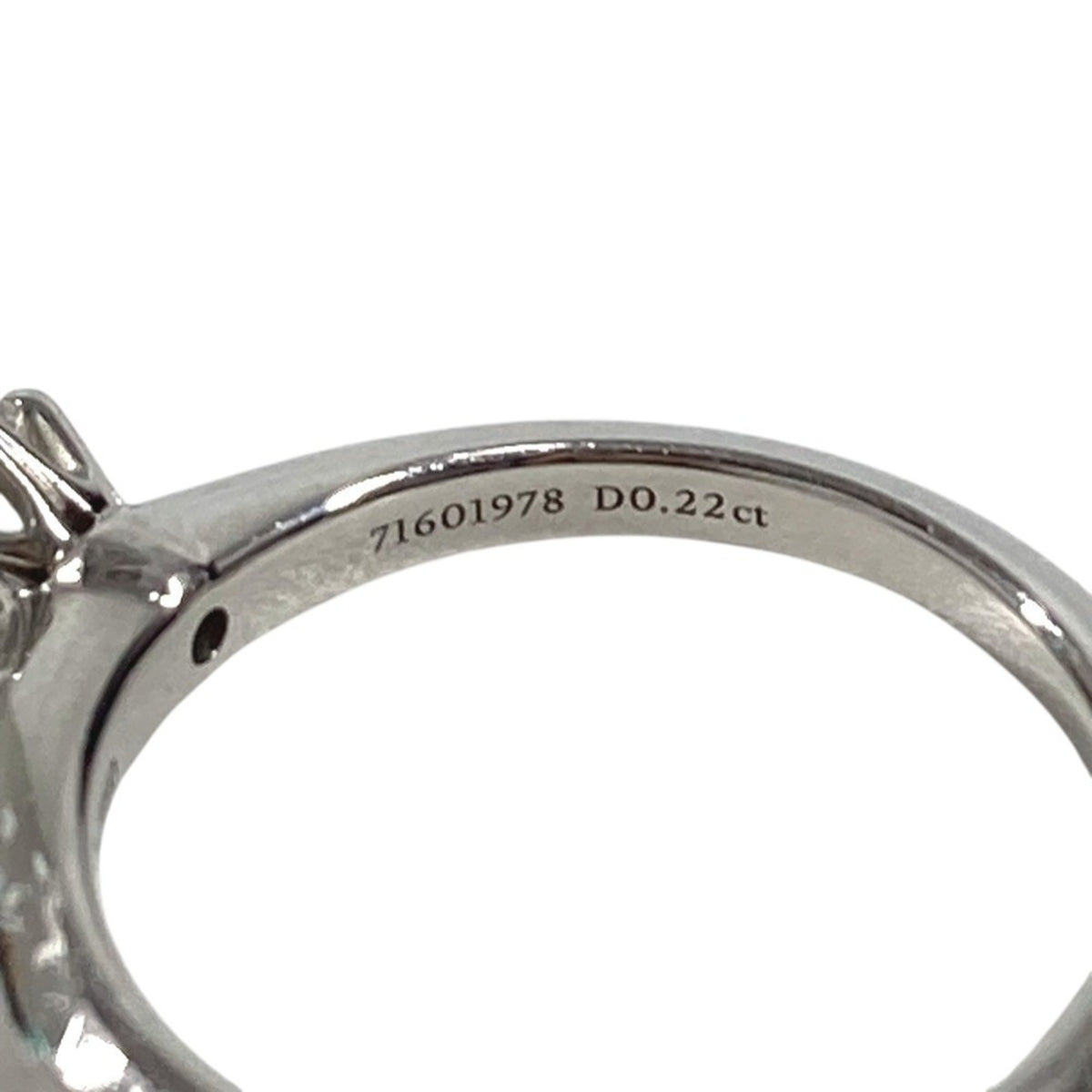 Tiffany Silver Platinum 950 Band Ring (Pre-Owned)