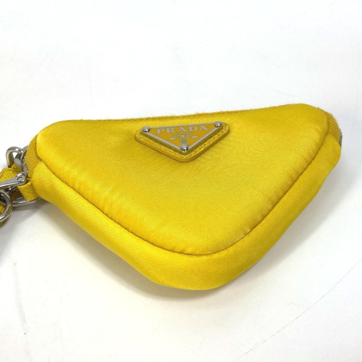 Prada Yellow Nylon Pouch (Pre-Owned)