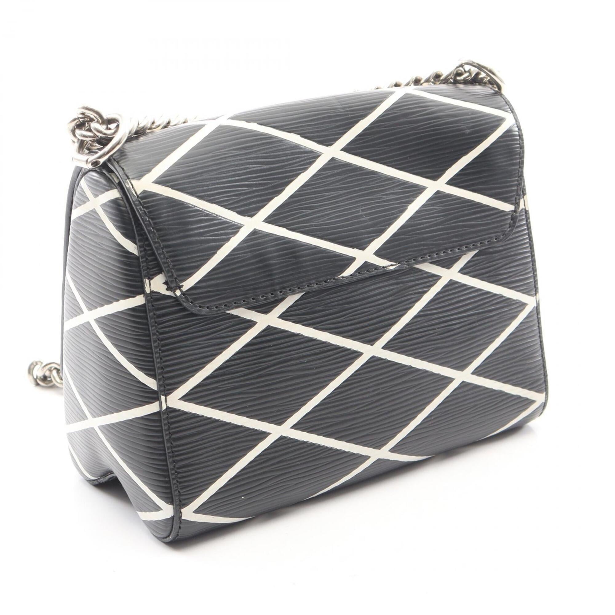 Louis Vuitton Black White Epi Leather Handbag Shoulder Bag (Pre-Owned)