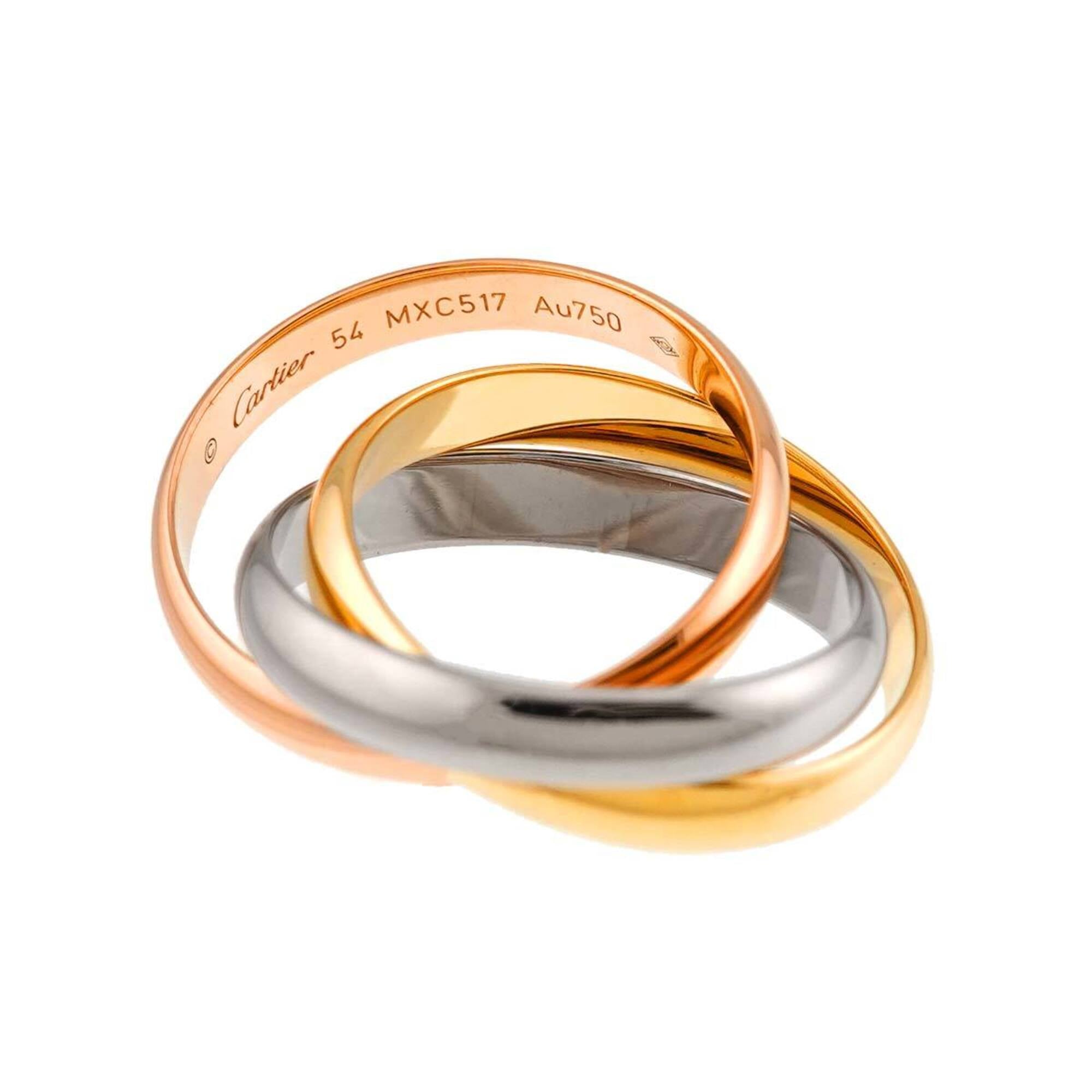 Cartier Yellow Gold (18K) Pink Gold (18K) White Gold (18K) Band Ring (Pre-Owned)