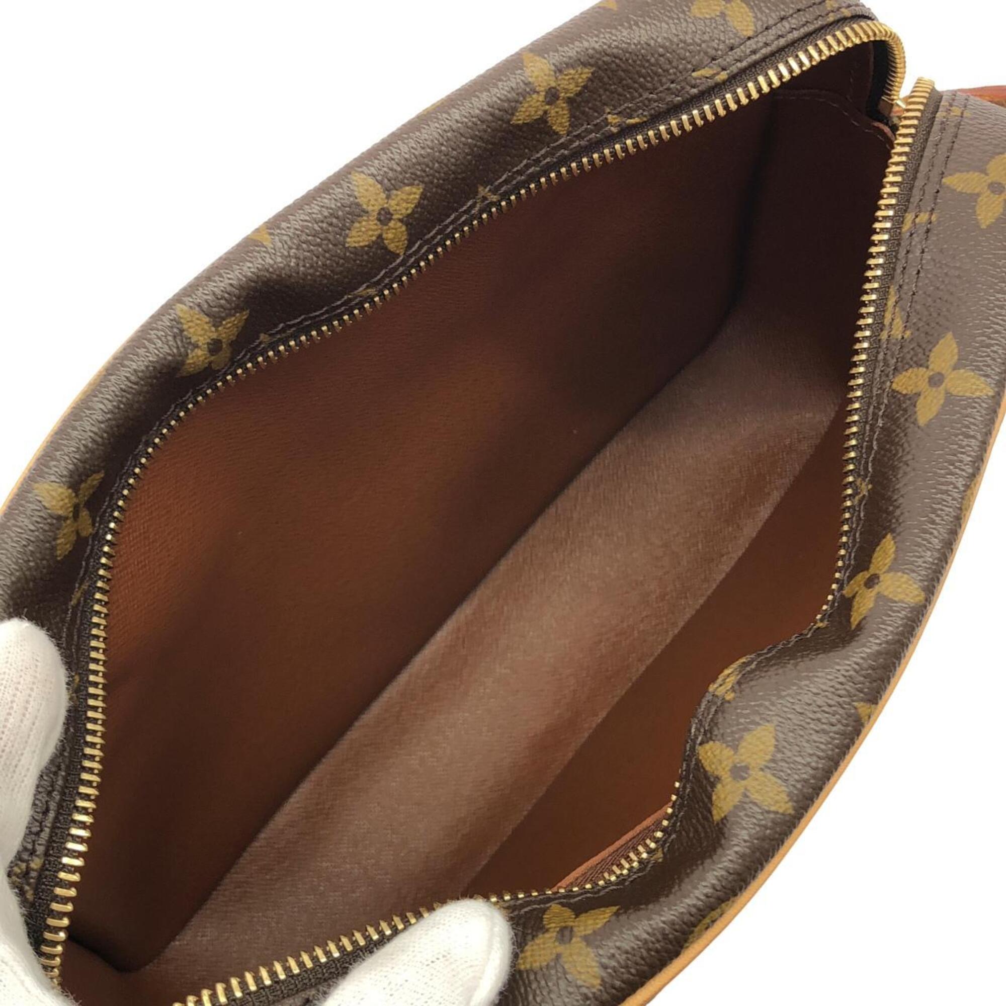 Louis Vuitton Marron Monogram Coated Canvas Shoulder Bag (Pre-Owned)
