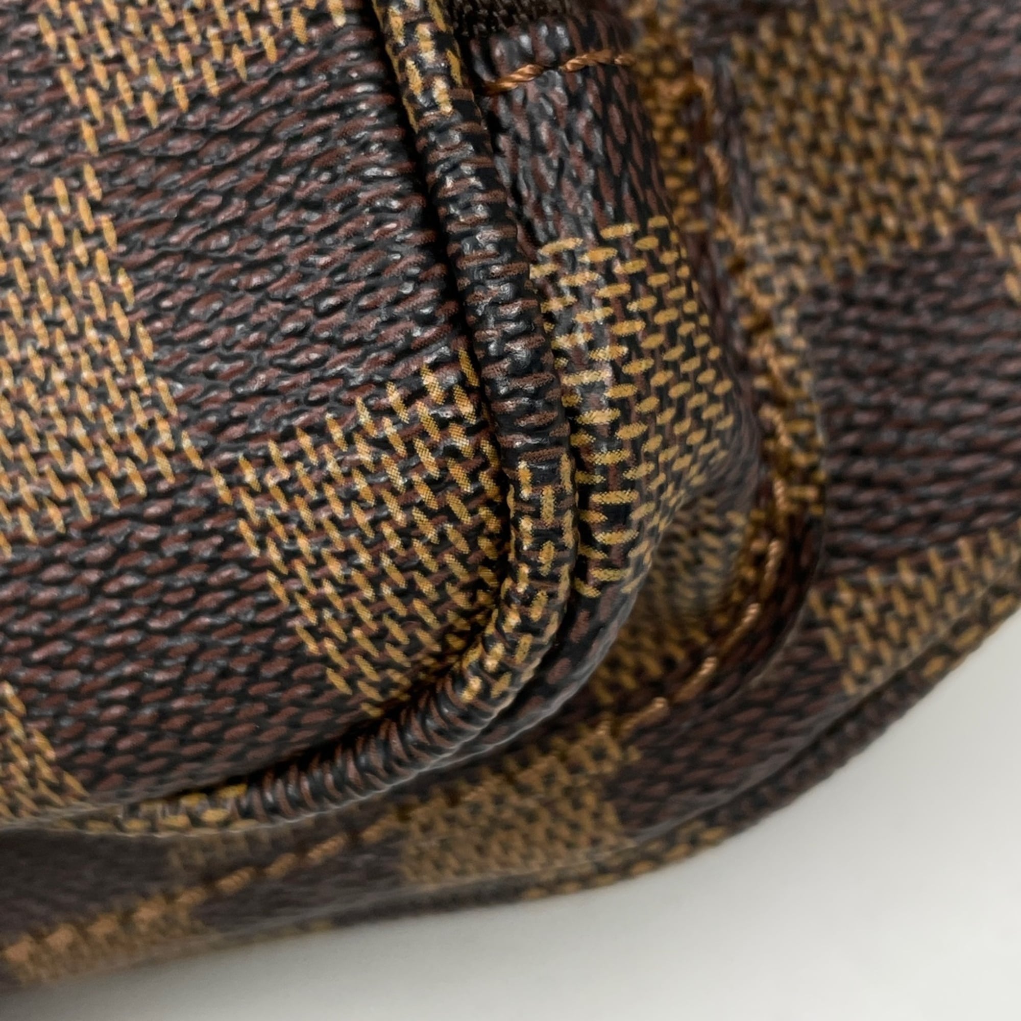 Louis Vuitton Brown Damier Canvas Fanny Pack Sling Bag (Pre-Owned)