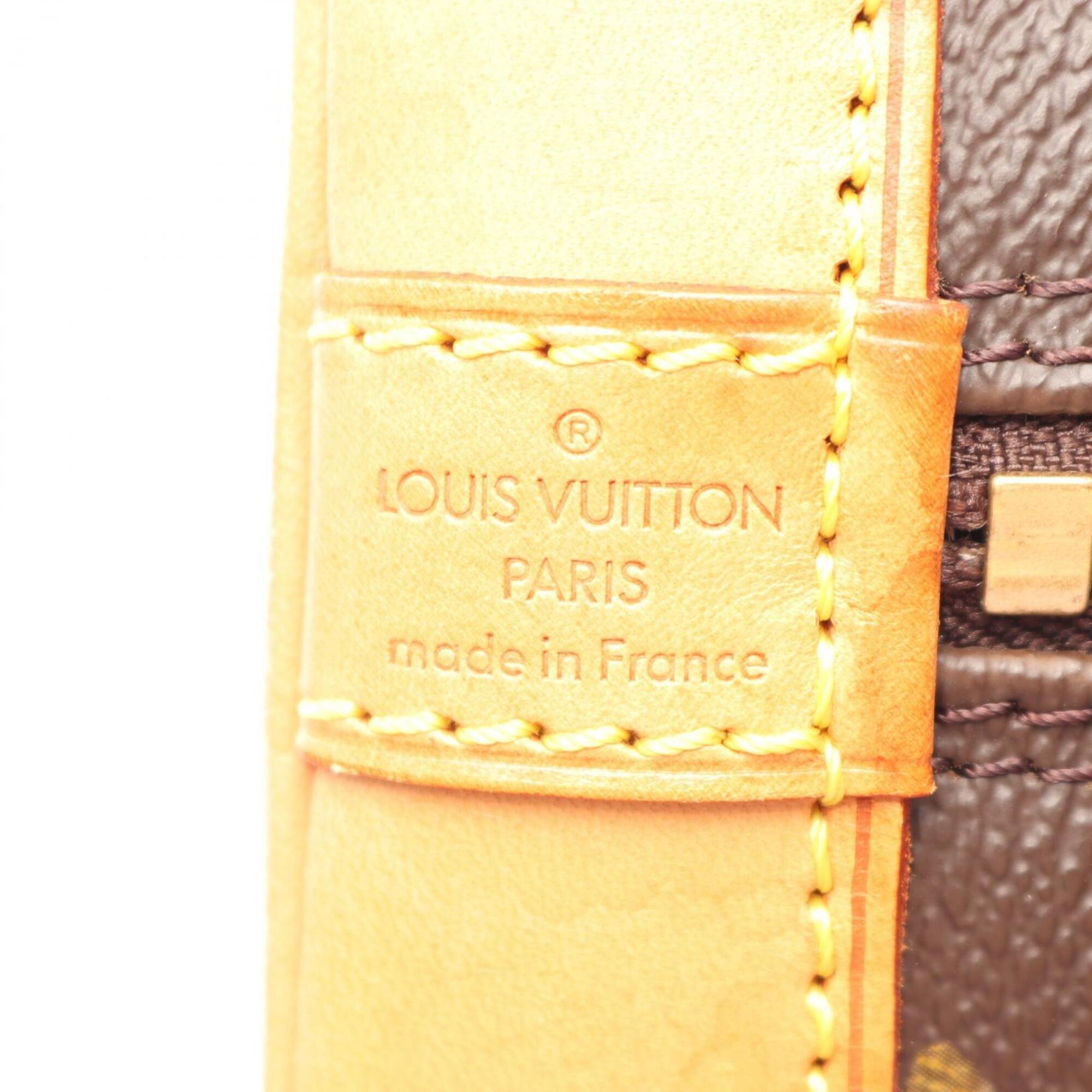 Louis Vuitton Brown Pvc Leather Handbag (Pre-Owned)