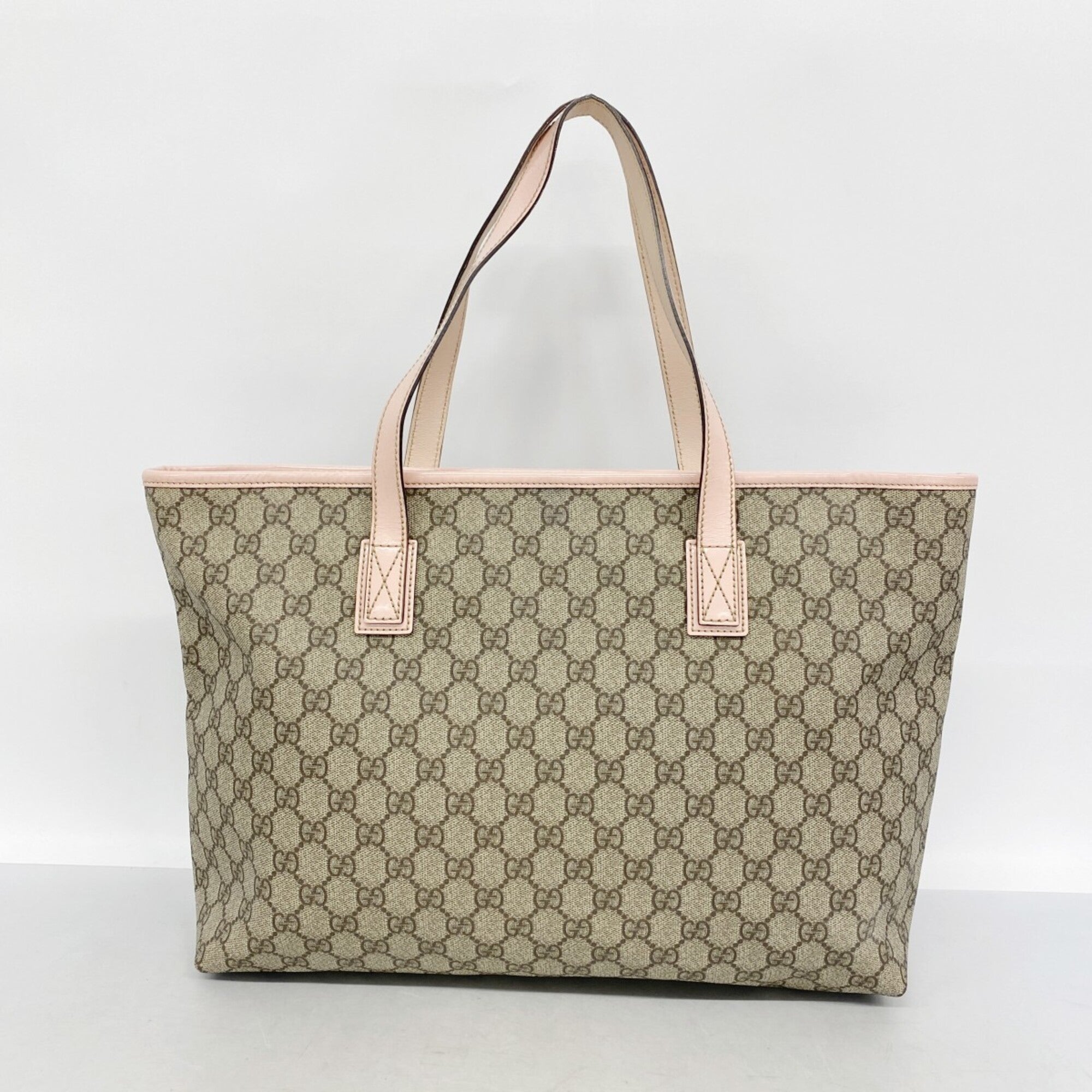 Gucci Brown Pink Pvc Tote Bag (Pre-Owned)