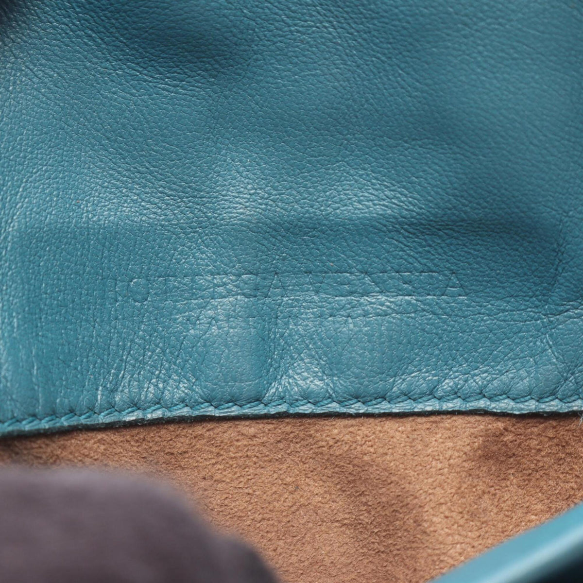 Bottega Veneta Blue Leather Handbag Shoulder Bag (Pre-Owned)