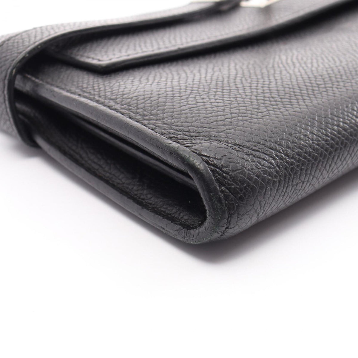 Hermes Black Epsom Leather Wallet (Bi-Fold) (Pre-Owned)