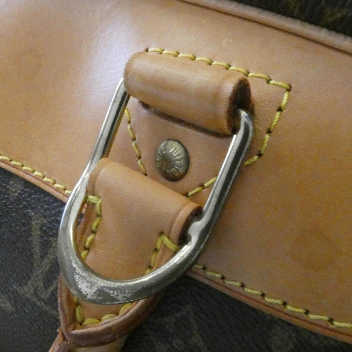Louis Vuitton Monogram Marron Coated Canvas Boston Bag (Pre-Owned)