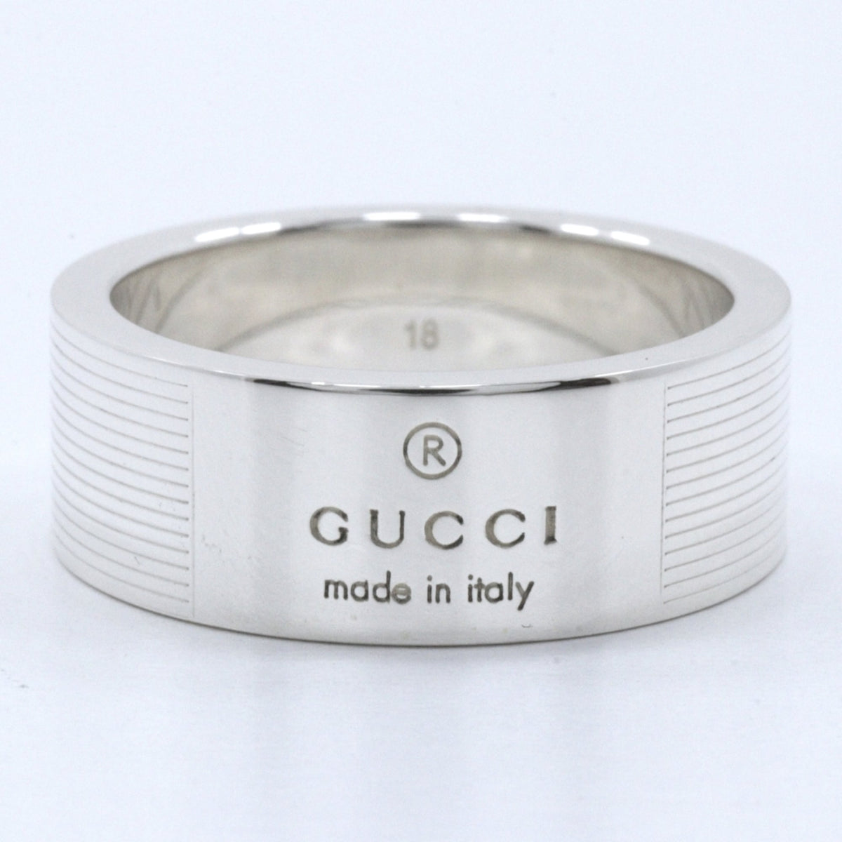 Gucci Silver Silver 925 Band Ring (Pre-Owned)