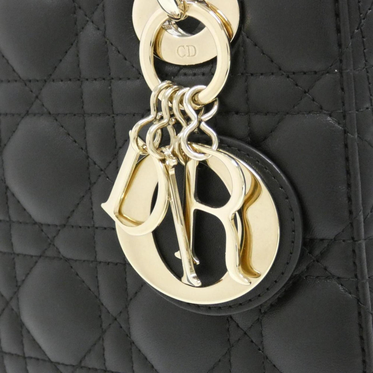 Christian Dior Black Leather Handbag (Pre-Owned)