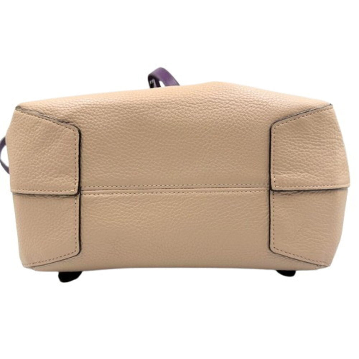 Coach Beige Yellow Leather Backpack (Pre-Owned)
