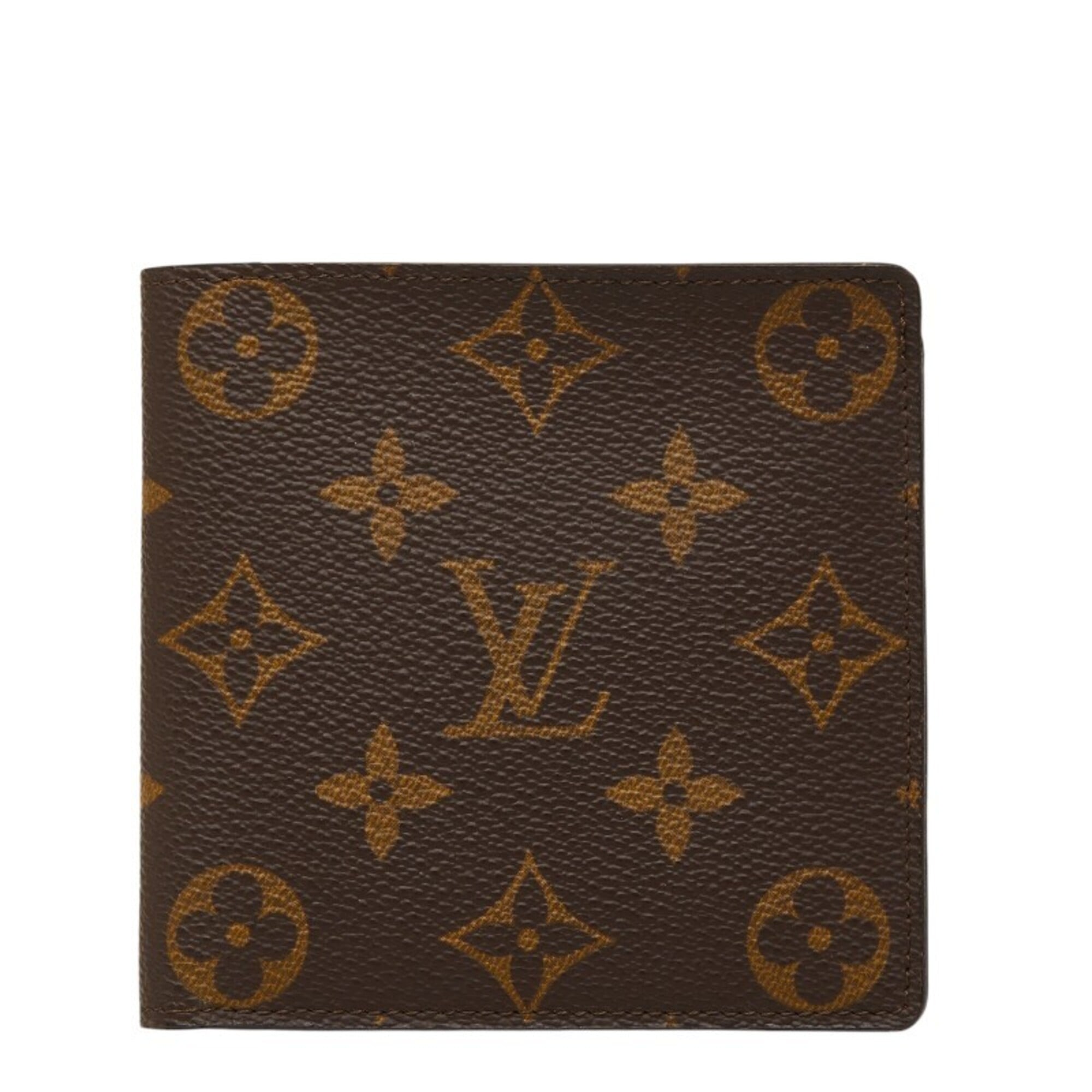 Louis Vuitton Brown Pvc Leather Wallet (Bi-Fold) (Pre-Owned)