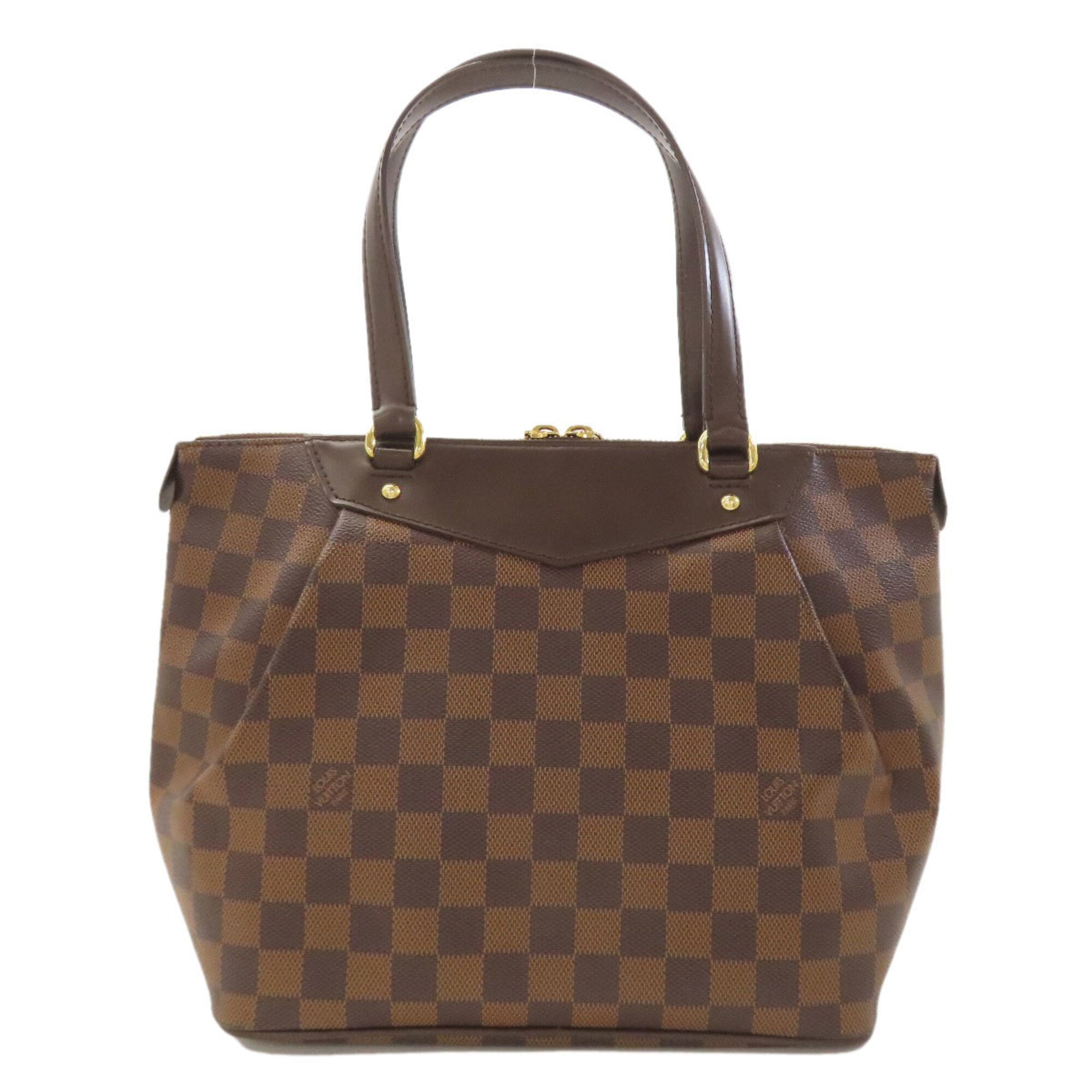 Louis Vuitton Damier Canvas Ebene Damier Canvas Handbag (Pre-Owned)
