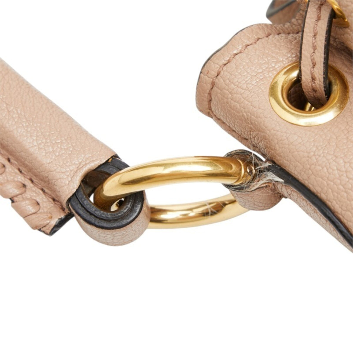 Miu Miu Pink Beige Leather Handbag (Pre-Owned)