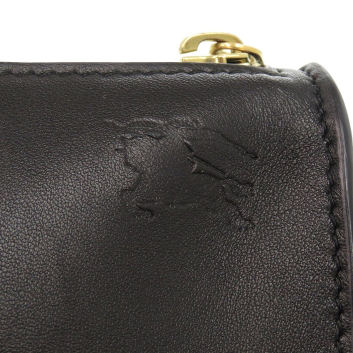 Burberry Black Leather Shoulder Bag (Pre-Owned)